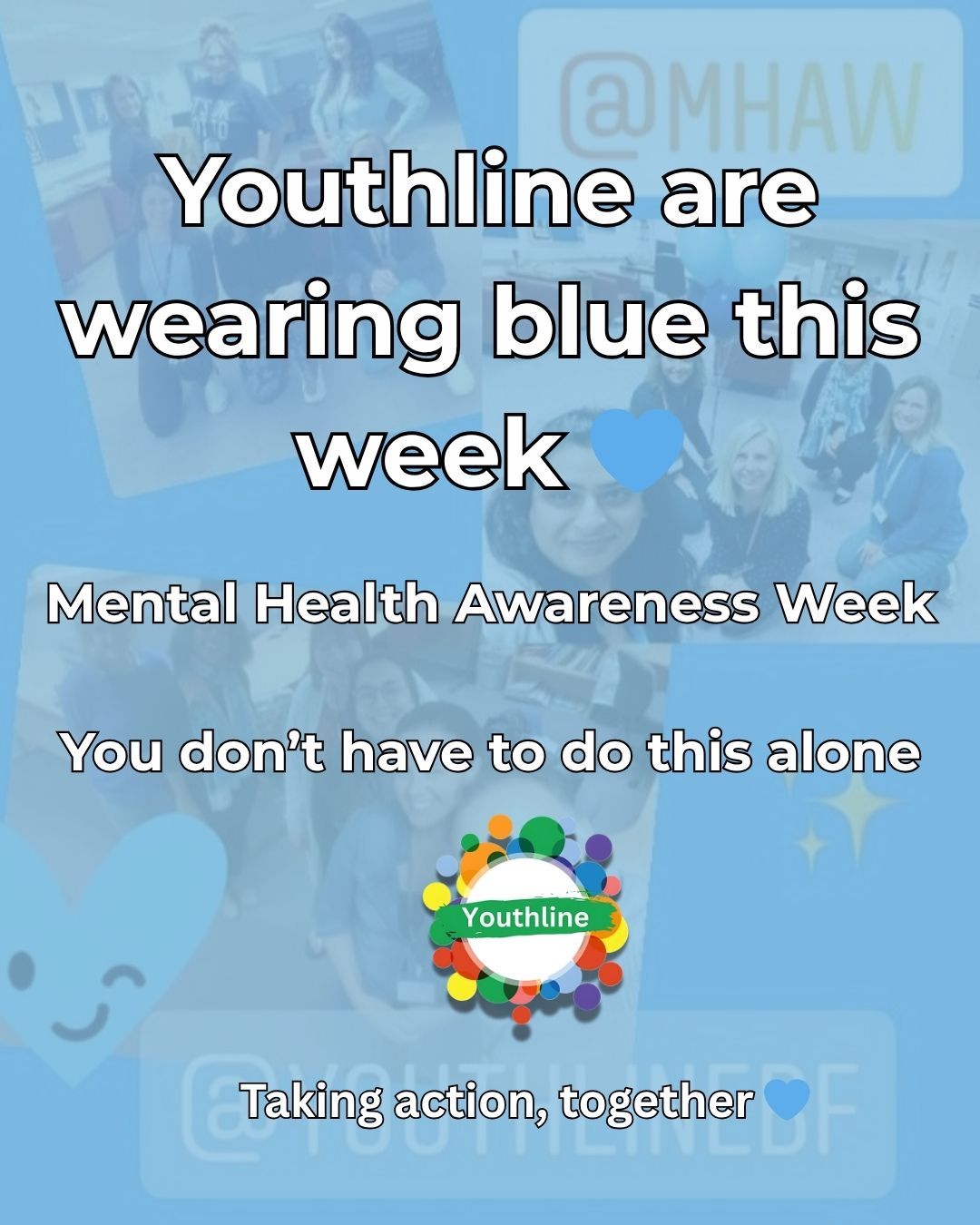 It’s Mental Health Awareness Week.
A week to bring conversations about mental health into the open — and this year’s theme is Take Action.
At Youthline, our message is simple:
You don’t have to do this alone.
That’s why this week, we’re wearing blue 💙
Our counsellors, volunteers, and supporters will be wearing blue across the week as a visible reminder that support is there — even when it might not feel like it.
Taking action doesn’t have to be big.
It can be:
Checking in with someone
Starting a conversation
Reaching out when things feel heavy
If you’d like to be part of it, wear something blue this week and send us a photo — we’d love to share and show how many people are standing together 💙
#MentalHealthAwarenessWeek #TakeAction #YouAreNotAlone #Youthline #MentalHealthSupport