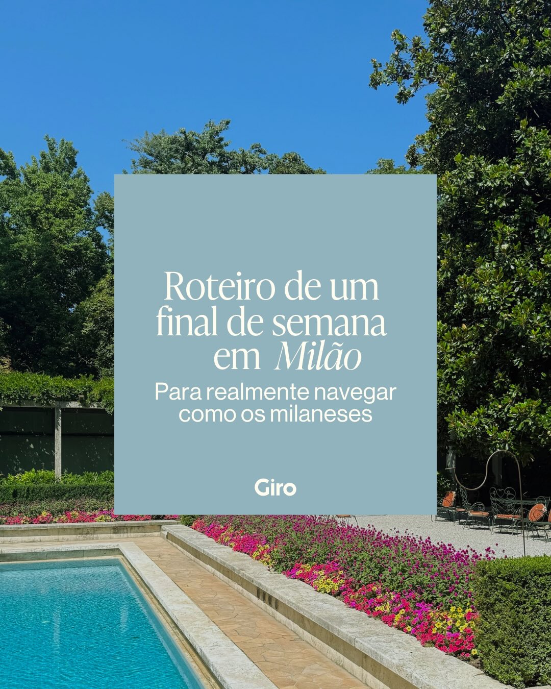 Roteiro de um fim de semana em Milão para conhecer a cidade além do Duomo e da Galleria 🏛️🚶♀️☕️
A ideia é circular com mais calma, passando por bairros onde os milaneses realmente vivem o seu dia a dia, entre museus, arquitetura, parques, cafés e bons endereços:
🏛️ Dia 1 - Sábado:
Casa Galimberti
Fondazione Luigi Rovati
Almoço no LùBar
Villa Necchi Campiglio
Quadrilátero da Moda
Aperitivo no Sant Ambroeus
Jantar no Giacomo Bistrot
🚶♀️Dia 2 - Domingo:
Parque BAM
Piazza Gae Aulenti
Café na Cafezal da Via Solferino
Moscova & Brera
Almoço no Veramente
Parco Sempione
Castelo Sforzesco & Pietà Rondanini de Michelangelo
Aperitivo ou jantar no Etereo, rooftop do Casa Brera
Se quiser viver a cidade com esse olhar, a Giro desenha o roteiro ideal para você 🧡
#roteirodeviagem #roteirodemilao #dicasdemilao