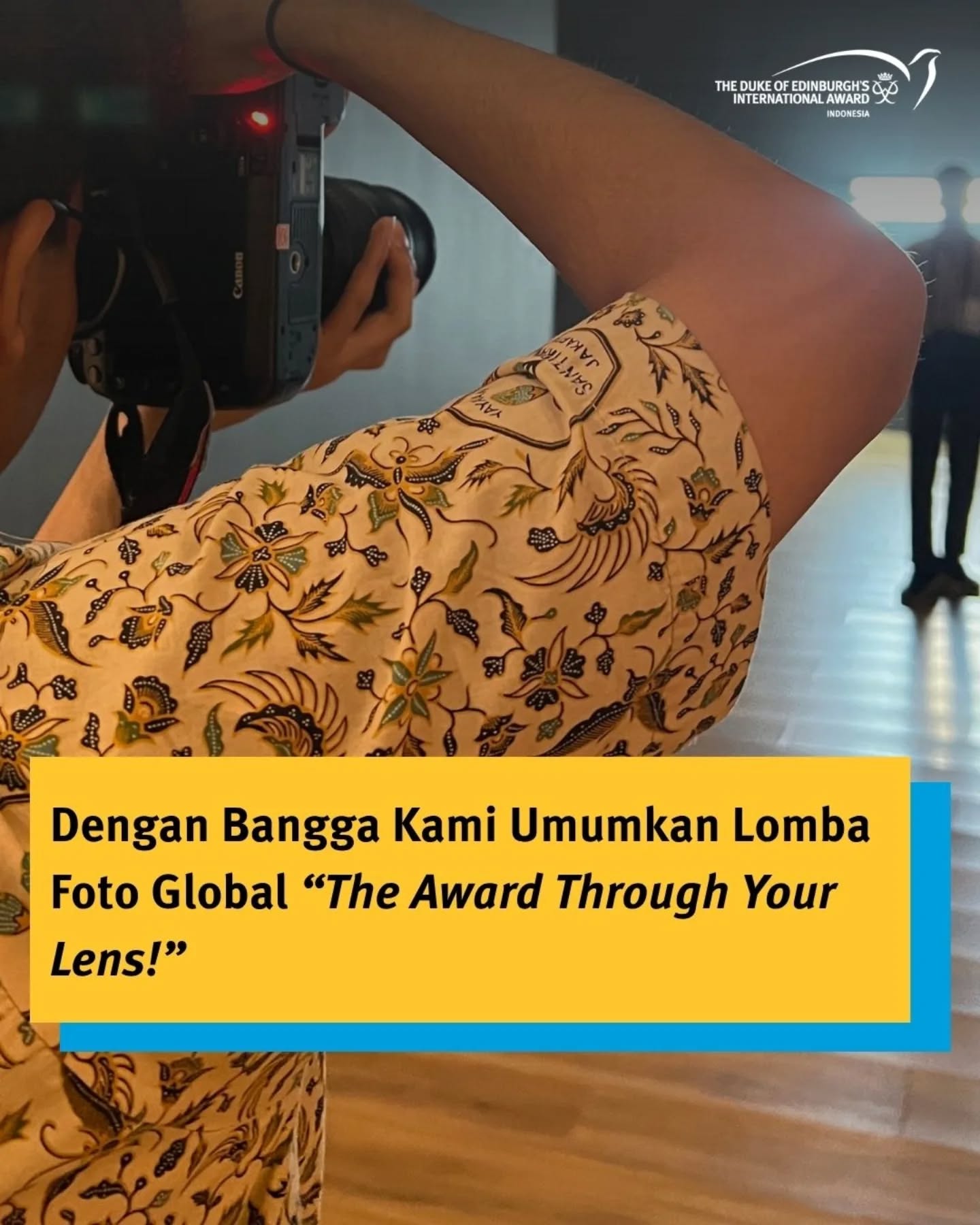Global Photography Contest โThe Award Through Your Lensโ ! ๐ธ
Buat kamu yang suka foto-foto, baik cuma hobi atau serius di dunia fotografi, yuk ikutan!ย
Kontes ini terbuka untuk semua Award participants, holders, dan Leaders.
Yang bisa kamu dapetin:
Ikut workshop eksklusif bareng fotografer keren @vickyroy87
Kesempatan menang hadiah ยฃ200
Karyamu ditampilkan di event besar International Award Foundation
Cara ikutnya mudah:
1. Kirim foto kamu sebelum 1 Juli (pastikan sudah sesuai ketentuan ya!)
https://pollunit.com/polls/theawardthroughyourlens
Pastikan kategori fotomu termasuk ke dalam kategori berikut ya:
- Perkembangan Skills
- Aktif Berkegiatan
- Pelayanan dan Kegiatan dengan Masyarakat
- Petualangan dan Penemuan
- Aksi untuk Lingkungan
- Teamwork dan Kolaborasi
- Melewati Tantangan
2. Kalau fotomu kepilih, share link voting ke teman-teman kamu (voting JuliโSeptember)
Tunggu hasilnya di bulan September ๐
Yuk, jangan sampai kelewatan! Ajak juga teman-teman kamu biar makin seru ๐ธ๐คณ