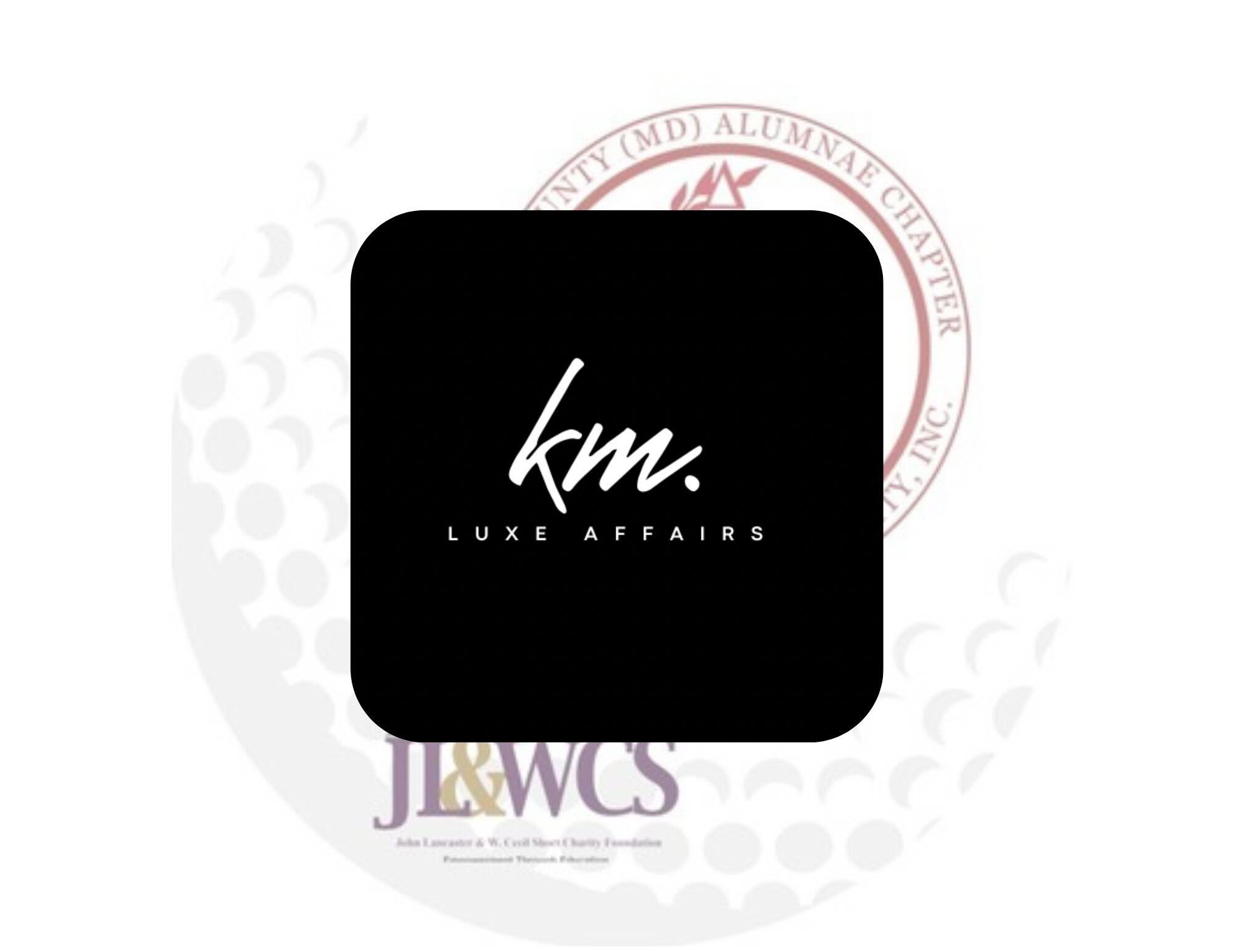 Thank you to Our Southern MD Golf Classic Hole Sponsor:
KM Luxe Affairs
Your support is Appreciated 👏🏾👏🏾👏🏾