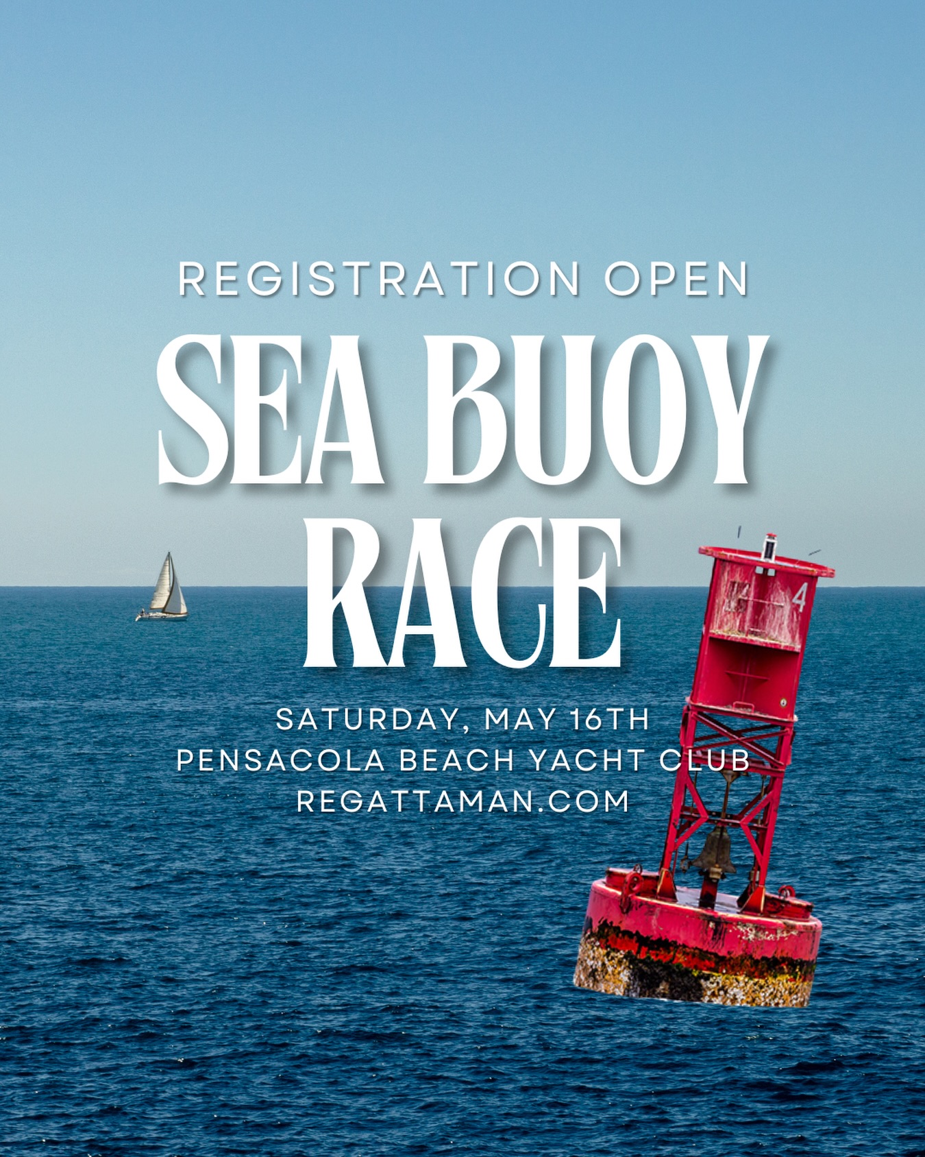Registration is now open for one of the most exciting regattas of the year! Gather your crew and join us this Saturday, May 16th for a race to the Gulf, followed by food and awards celebration at PBYC. Notice of race and registration on regattaman.com. Link in bio.