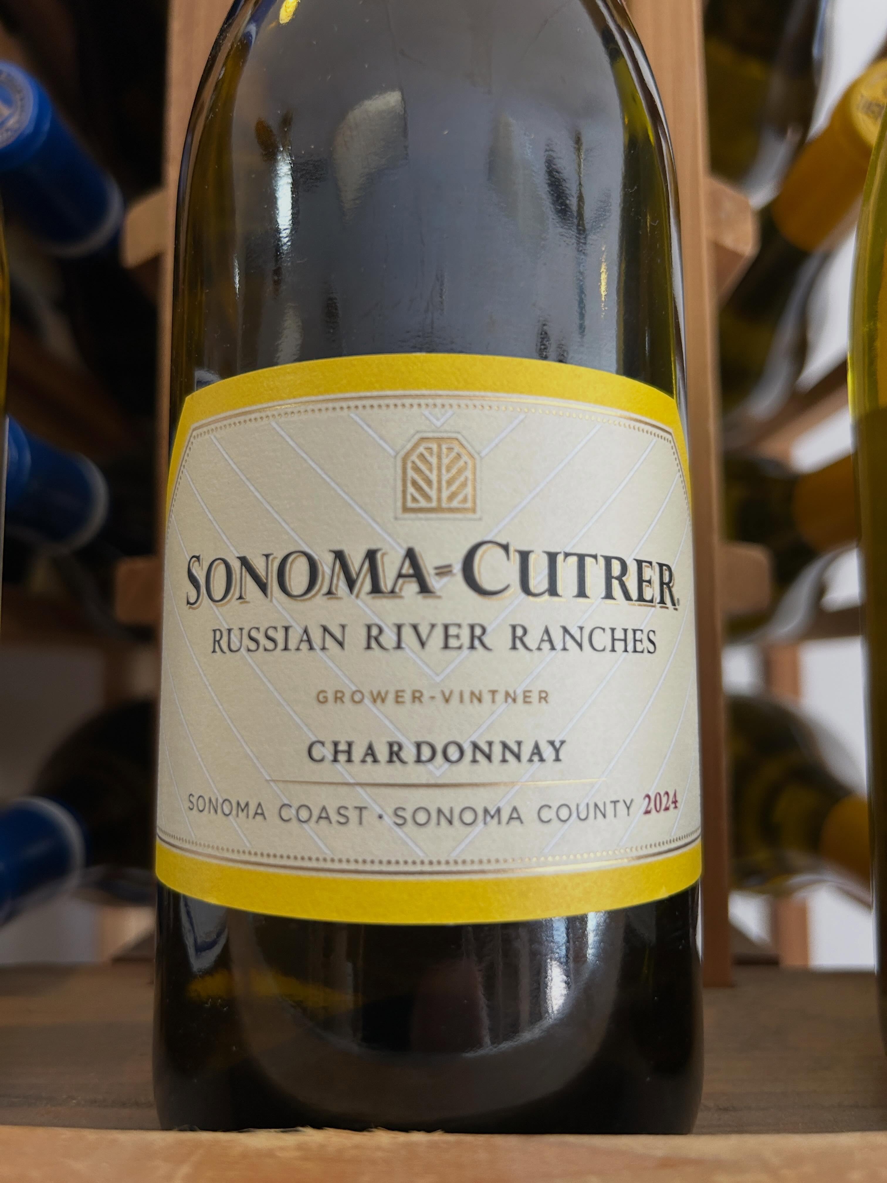 What the heck is going on in California? That’s what I find myself asking way too often lately.
Why? Labels that try too hard to say “place” — but they really come from who-knows-where.
The front of this Sonoma-Cutrer Chardonnay proclaims “grower-vintner” and seems to be from Russian River, the subdistrict of Sonoma where the brand made its name. Alas, it is from Sonoma Coast; nothing wrong with that… and the required “county” notation adds one more place marker. Fine. Lotsa placename-dropping going on, right?
Turn the bottle around, and look at the fine print. “Cellared & Bottled by Sonoma-Cutrer”. They did not grow or crush the grapes.
This little misdirection is not the worst thing in the world. And in fact, the wine is perfectly good. The problem is that based on that front label, and the $30+ price tag, I expect the wine to have been handled vine to bottle by the winery.
So many nationally distributed brands are now “vinted by”, “blended by” or “cellared by” So-and-So, it makes it harder for people to trust proclamations about how much place matters in California.
California has too much wine. They need to be straight with consumers and price bottles right, or the surpluses are going to linger. Meanwhile, there are plenty of craft imports that compete in quality and price…