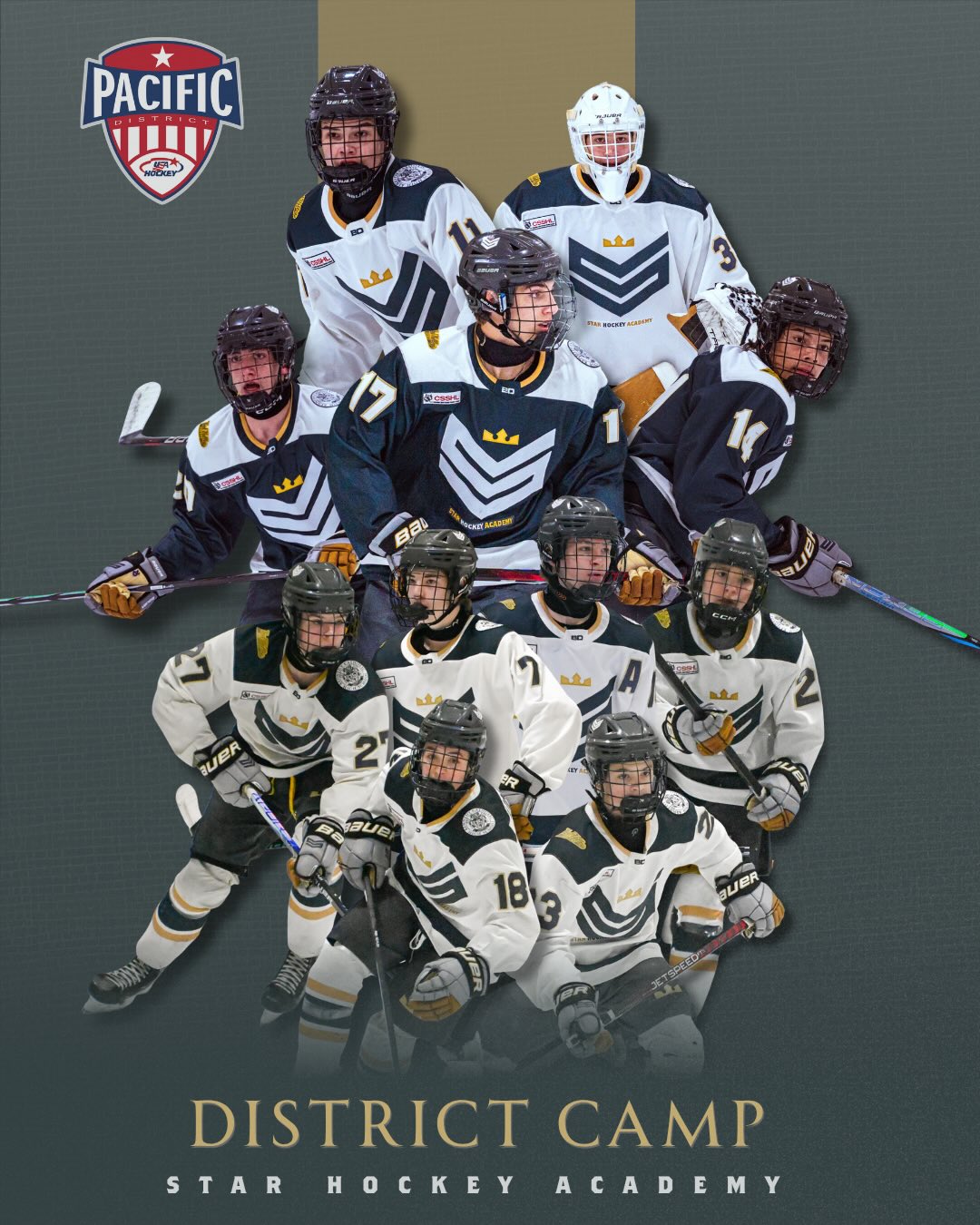 We’re kicking things off with our 2010 athletes🌟
This week we’ll be highlighting our athletes who advanced to Pacific Districts and continue to represent STAR at the highest level💪🏻
STAR had more players advance to Pacific Districts than any other program in WA.🔥
More to come tomorrow..Stay tuned!
#starhockeyacademy #pacificdistricts