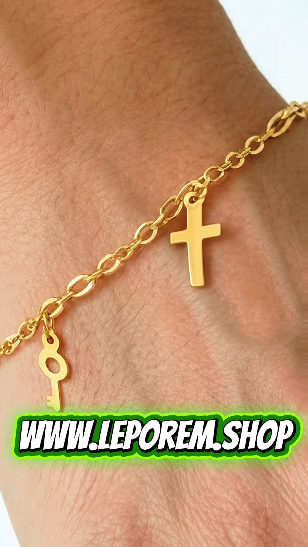 Romanticizing the little things today. There is something so powerful about wearing pieces that actually mean something. This Leporem chain, featuring delicate cross and key charms, is crafted from 18K gold-plated surgical steel so it keeps up with my everyday hustle. Plus, that ultra-secure Lobster Claw clasp means I can throw it on and literally forget about it. Flawless finish, zero stress. Tap the link in bio to upgrade your stack.
#Leporem #GoldenHourAesthetic #MindfulStyle #EffortlessChic #JewelryAddict #DailyDetails