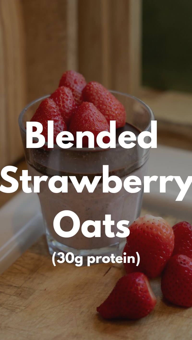 My current breakfast obsession 🍓
These blended strawberry oats taste like strawberry cheesecake in breakfast form… creamy, filling and packed with over 30g of protein.
No cooking required and they take 5 minutes to make.
Perfect for:
✔️ Busy mornings
✔️ Post-workout fuel
✔️ Sweet cravings with balanced protein
✔️ Meal prep breakfasts
Comment OATS below ⬇️ and I’ll send you the full recipe 💌
#highproteinbreakfast #healthybreakfastideas #proteinrecipes #overnightoats