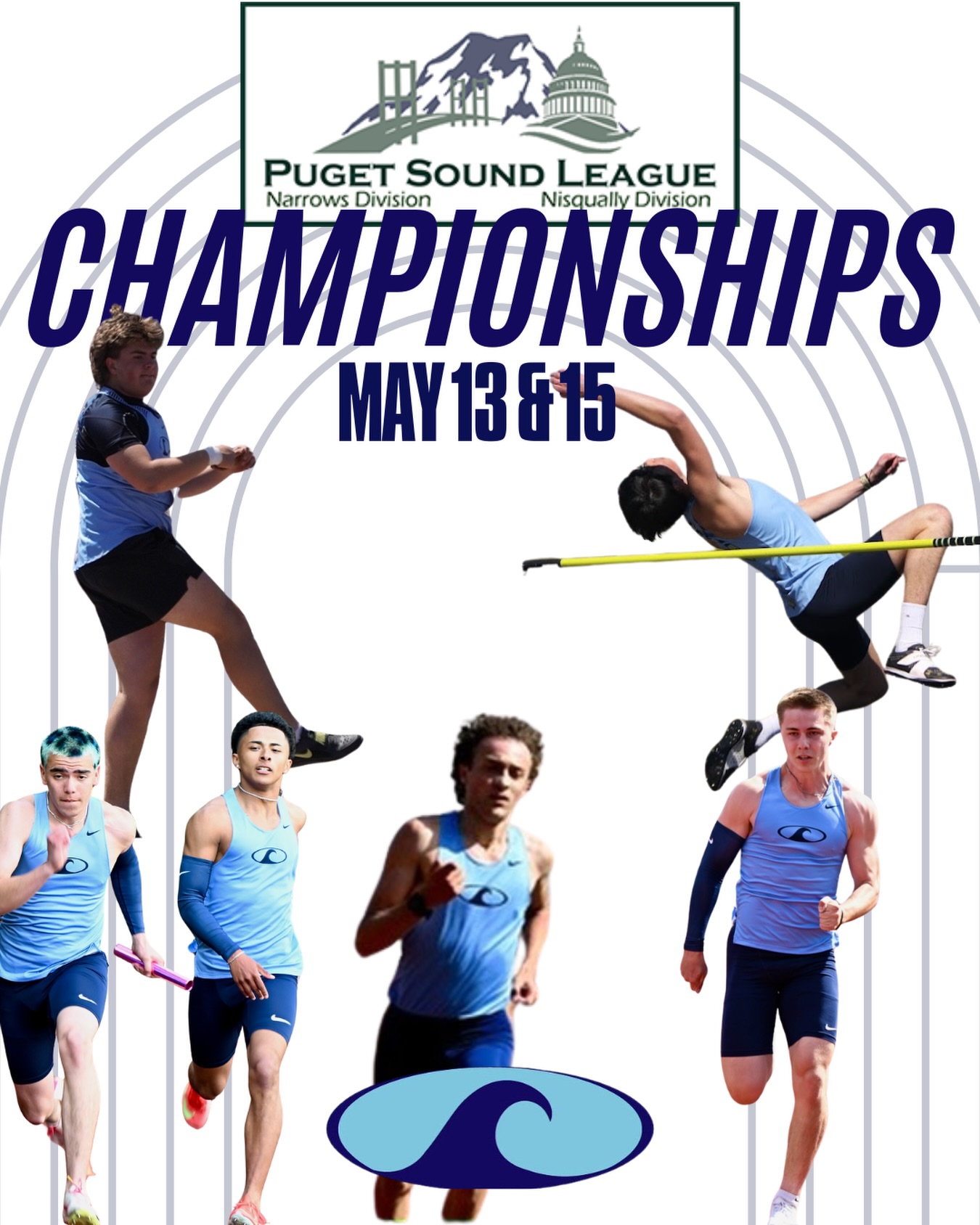 The Boys Track and Field team takes on the Puget Sound League Championships this week at South Sound Stadium in Lacey, Wa.
Info:
Day One, Wednesday, May 13th
Day Two, Friday, May 15th
First event for the Tides will be 4pm for Day One
The Top 8 athletes in each event score for the team title
The Top 10 in each event qualify to next week’s District Championship
RDT🌊