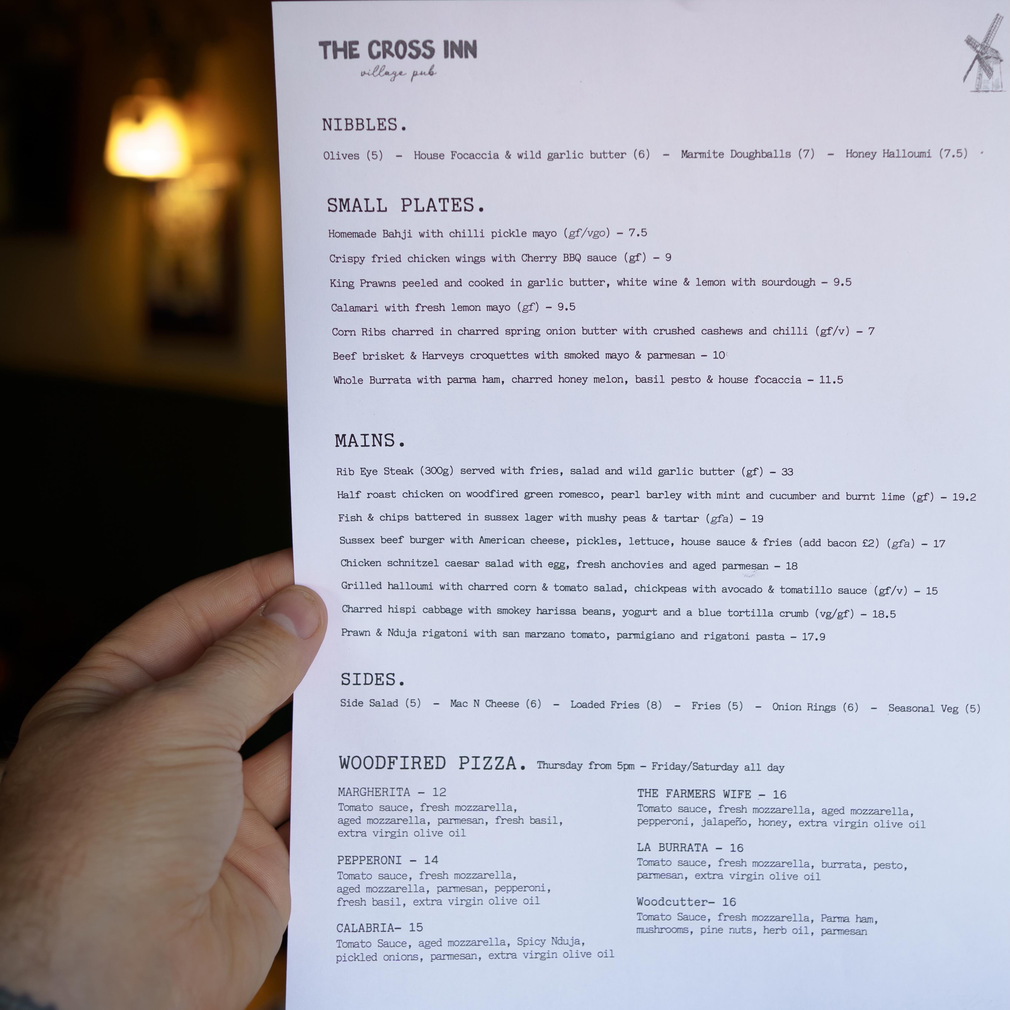 New Season. New Menu.
Suns out come and see us! ☀️