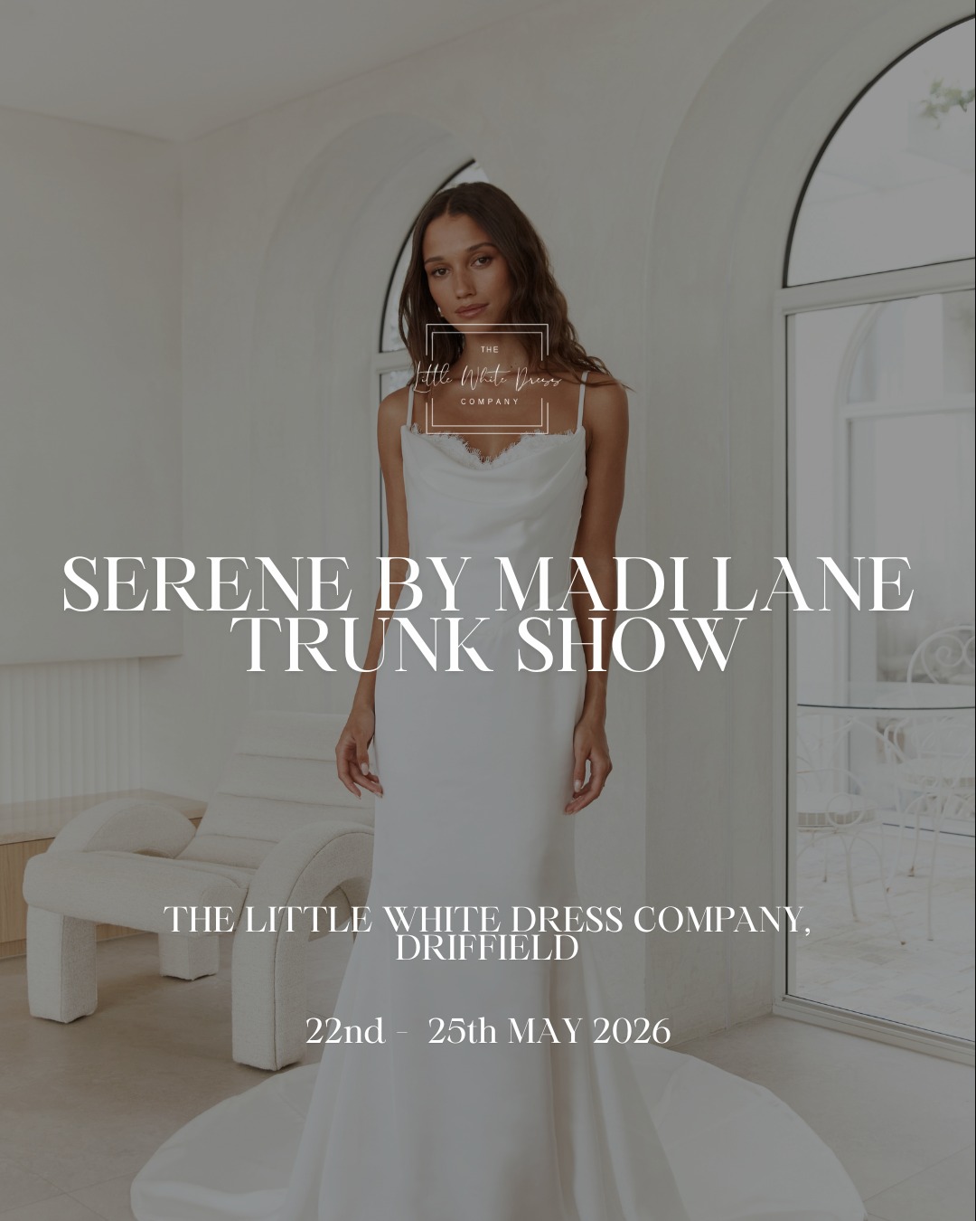 If you’ve been waiting for a dress moment that feels a little bit special… this is it ✨
From Friday 22nd - Monday 25th May, we’re welcoming the brand new Serene by Madi Lane Autumn/Winter 2026 collection into the boutique for one weekend only... and yes, you’ll be able to try these beauties before they officially land in boutiques 🤍
With romantic details, dreamy silhouettes and that “I think this might be the one” feeling, you're in for the most amaaaaazing experience!
Appointments are limited, so if you’ve been hovering over the book button, consider this your gentle little nudge 👀
Tap the link below to book your Serene Designer Weekend appointment!
https://www.thelittlewhitedresscompany.co.uk/serenebymadilanetrunkshow