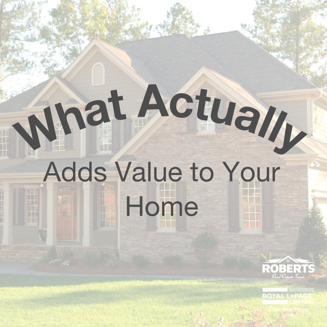 When it comes to adding value to your home, not every upgrade has the same impact.
The key is knowing where to focus your time and effort so your home shows at its best and resonates with buyers.
At The Roberts Team, we help guide sellers through strategic preparation — so every decision supports a stronger outcome.
📲 Thinking about selling? Let’s build a plan that works for you.
#TheRobertsTeam #RoyalLePageFrank #HomeSellingTips #DurhamRegionRealEstate #RealEstateAdvice