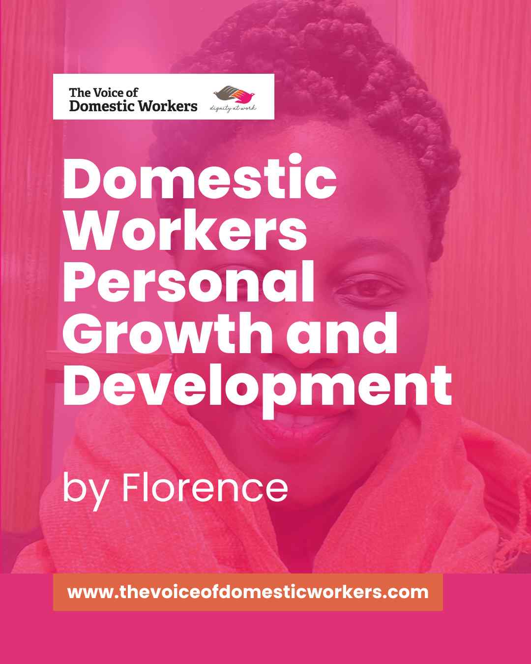 Growth is possible even through life’s hardest challenges. Back in February 2026, Florence shared an inspiring reflection on personal growth and development as a domestic worker. Her blog reminds us that learning, self-belief, and perseverance can help people discover their strength, build confidence, and create new opportunities for themselves. Every step toward growth is a step toward empowerment.
Take a moment to revisit Florence’s meaningful story and reflect on the power of personal development and resilience. Read here: https://www.rfr.bz/if5d21d
#VODW #PersonalGrowth #Empowerment #DomesticWorkers #GrowthAndDevelopment #Resilience #VoicesThatMatter