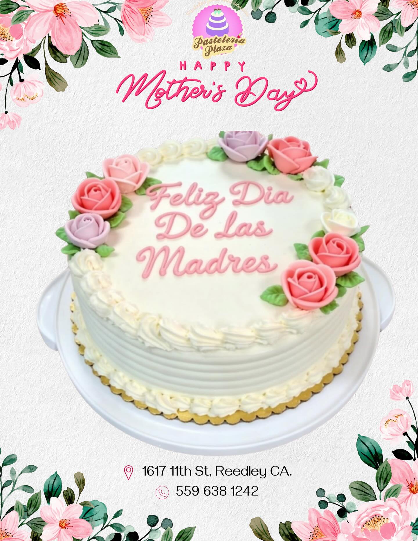 🌸 FELIZ DÍA DE LAS MADRES 🌸
Tenemos pasteles disponibles para entrega rápida $35