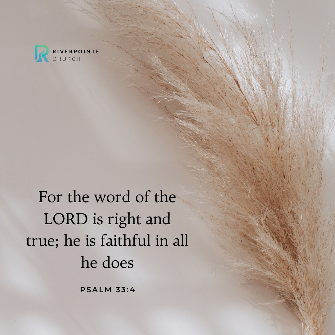 Sometimes life feels uncertain, but one thing remains true God is faithful in all He does. His Word is trustworthy, His promises are secure, and His love never fails. No matter what season you’re walking through, you can stand confidently knowing that the Lord is steady, good, and working on your behalf. Hold on to His truth today and let your faith be strengthened.
“For the word of the LORD is right and true; He is faithful in all He does.” – Psalm 33:4
#RiverpointeAG #DenisonTX #FaithfulGod #Psalm334 #HopeInJesus #TrustGod #FaithOverFear #GodIsGood #ChurchFamily #CommunityOfFaith #JesusChangesEverything #TexasChurches