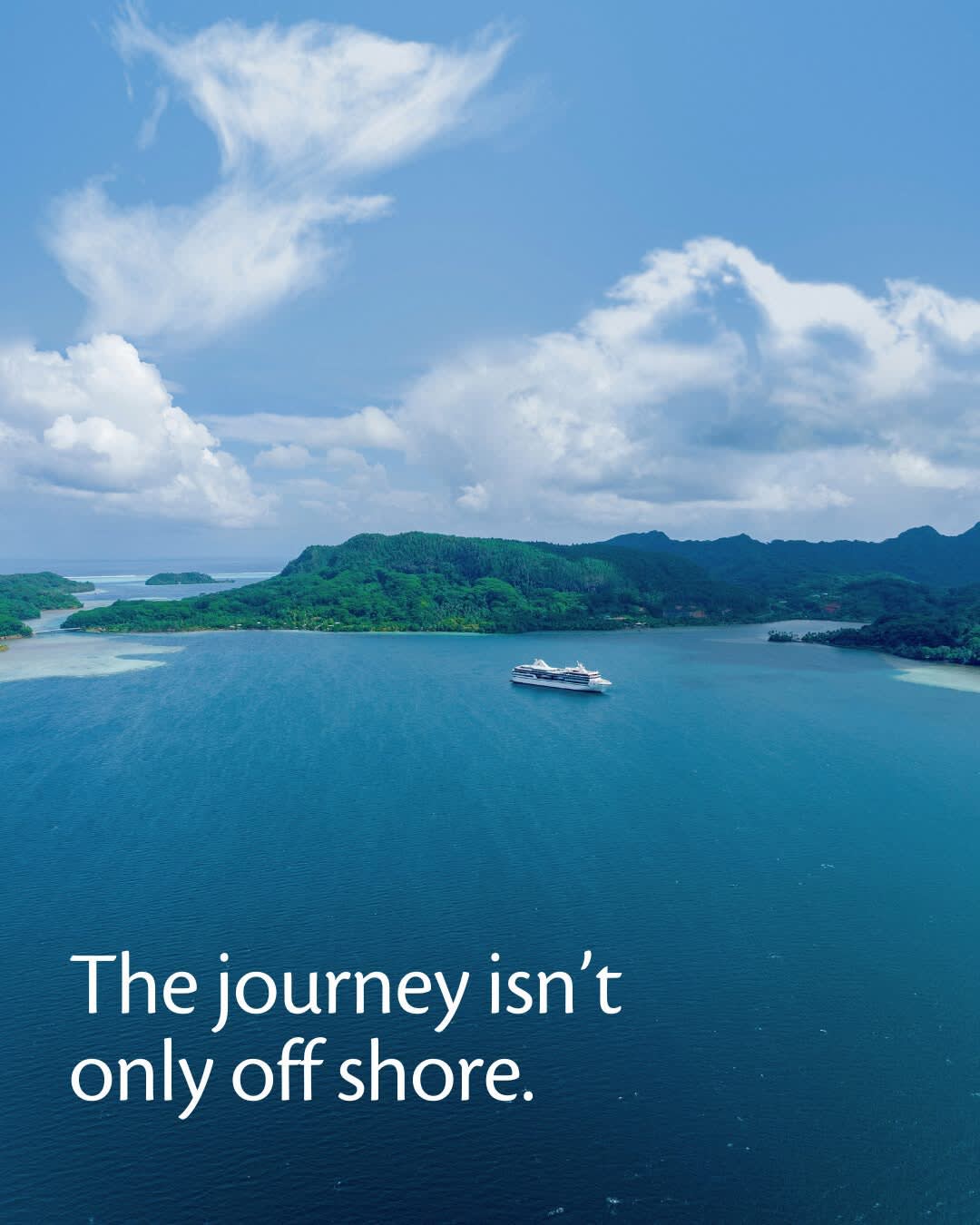 The journey isn’t only off shore; it’s in every tradition, story, and warm island welcome.
Aboard the m/s Paul Gauguin, Polynesian culture is brought to life by Les Gauguines and Les Gauguins as well as deeply rooted partnerships throughout the Islands of Tahiti. Every day feels more connected, more meaningful, and more authentic, paying tribute to the majestic lands and seas we call home.
Where would you want to sail first?
