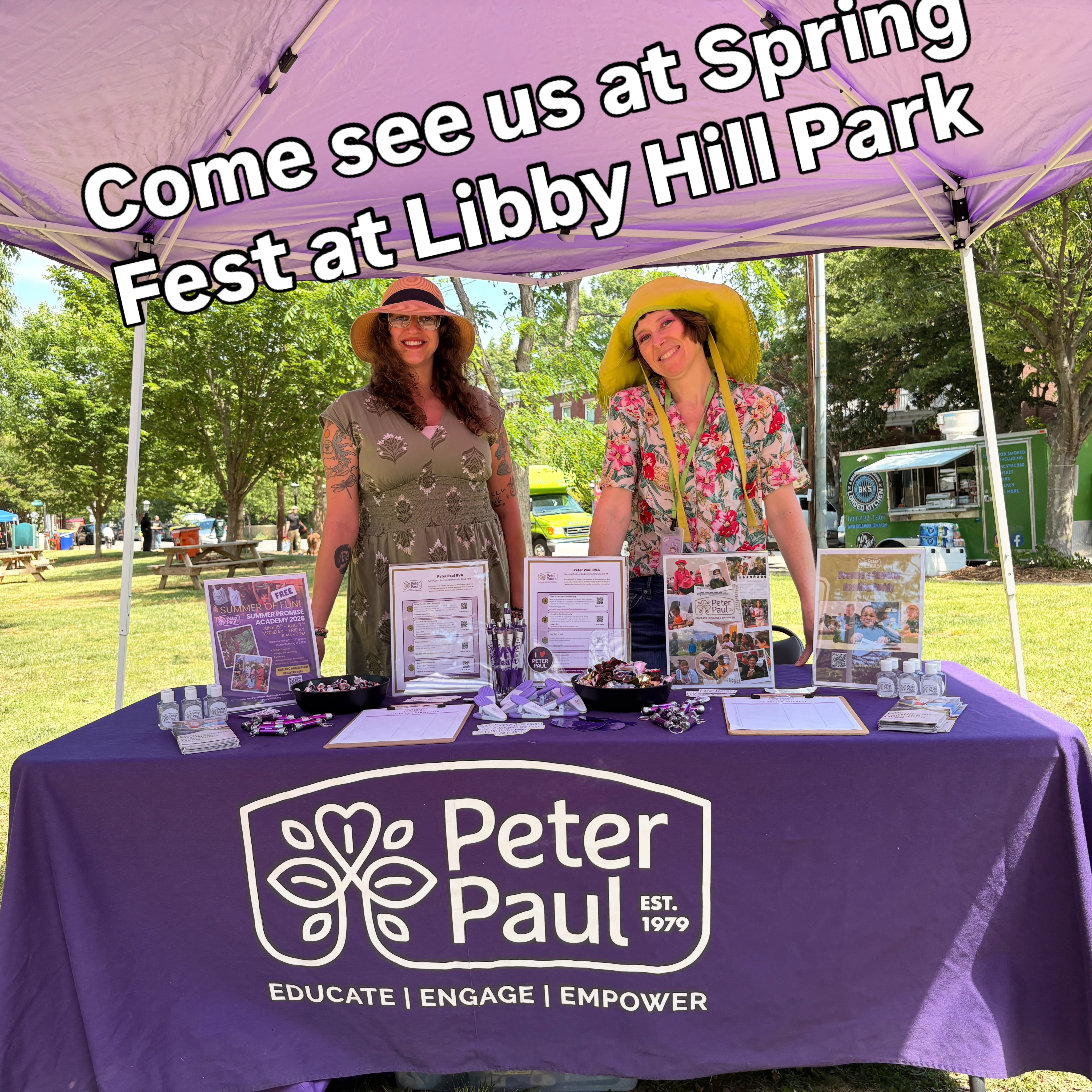 Say hello to us today at SpringFest at Libby Hill Park!