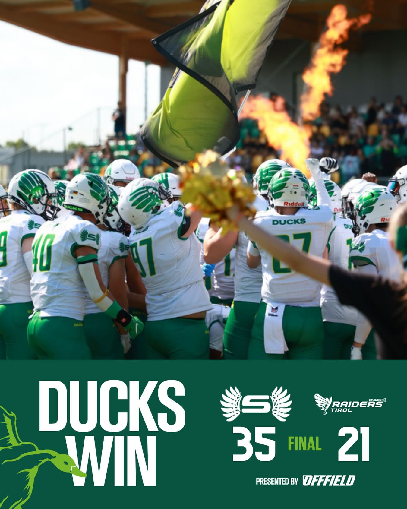 DUCKS WIN! DUCKS WIN! 🎉