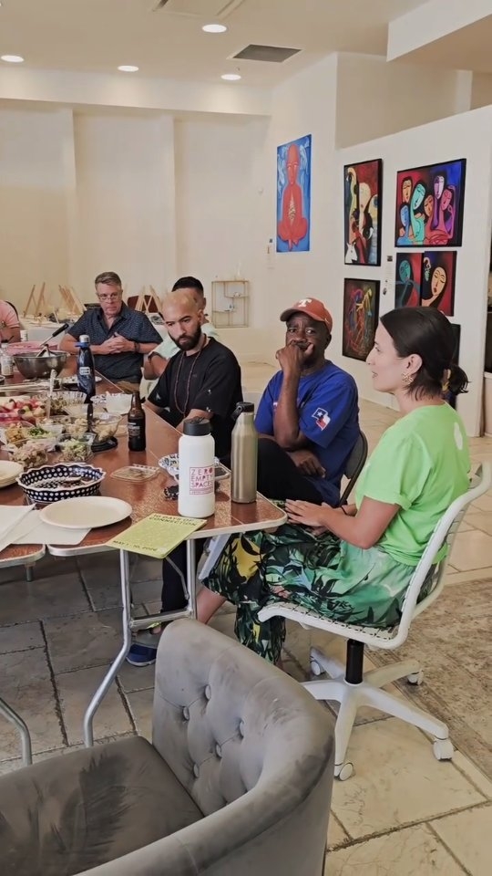 A powerful moment from our 27th @Choose954 Artist Potluck at @ZeroEmptySpaces Gulfstream Park, featuring @aliamahmoud, Senior Director of Growth for @RadicalPartners, sharing more about @10daysofconnection
It was a beautiful night of artists coming together, sharing food, exchanging stories, building connections, and creating memories around the table.
At its heart, this is what these gatherings have always been about: slowing down, showing up, and making space for meaningful connection within our creative community.
It has been an honor to participate in 10 Days of Connection over the last four years and to align this gathering with a movement centered on kindness, presence, and human connection.
We’re grateful to Alia, the whole Radical Partners team + CEO @jogodoy.co & original founder @rfl305, and everyone helping carry this work forward. We look forward to participating in, supporting, and celebrating the new iteration and next chapter of 10 Days of Connection for years to come.
#Choose954 #ZeroEmptySpaces #10DaysofConnection #RadicalPartners #ArtistPotluck