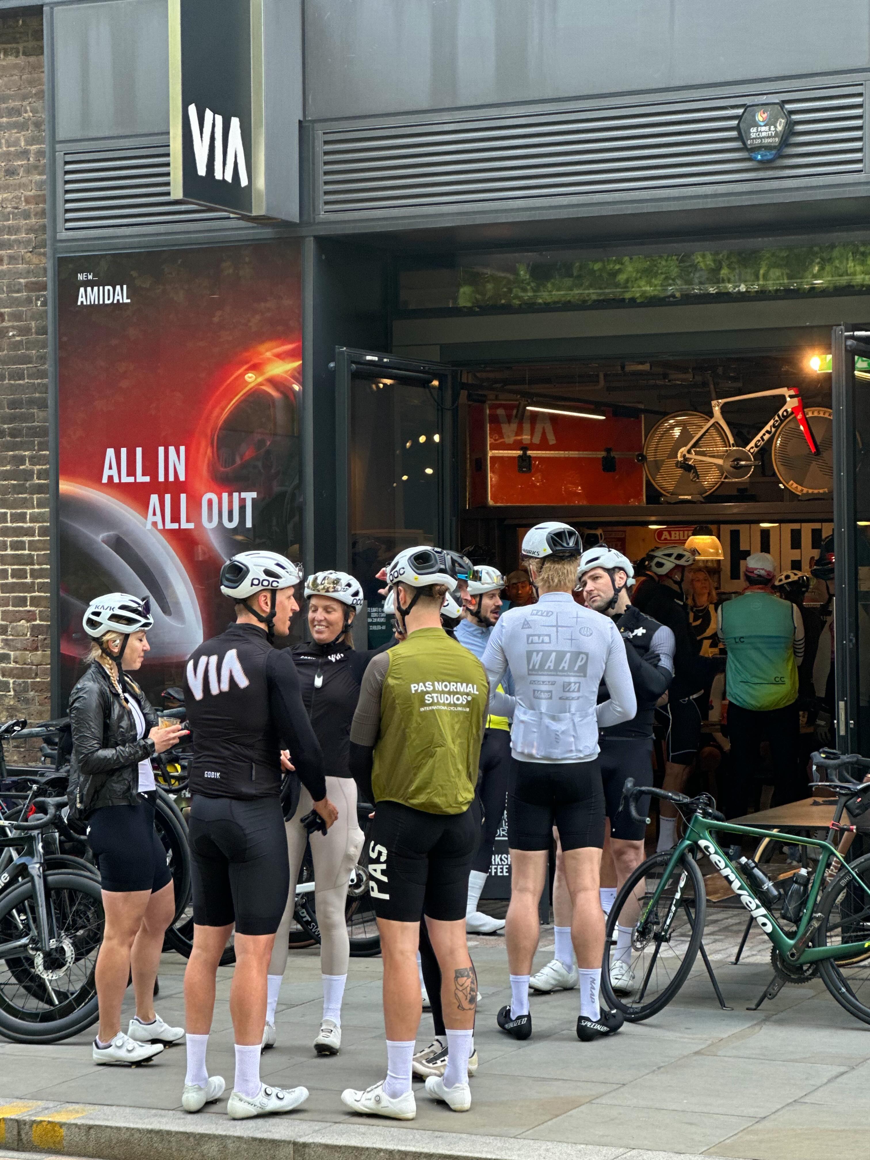 More than 100 riders joined us this morning for a 123km loop out to Hanningfield Reservoir. Supported by @pocsports to launch their new AMIDAL helmet the latest in a comprehensive collection of road helmets.
To celebrate the launch we have a limited number of 15% vouchers in store, and if you signed up to ride there’s a chance to win a trip to the Tour de France just be sure to scan the QR code to register.
