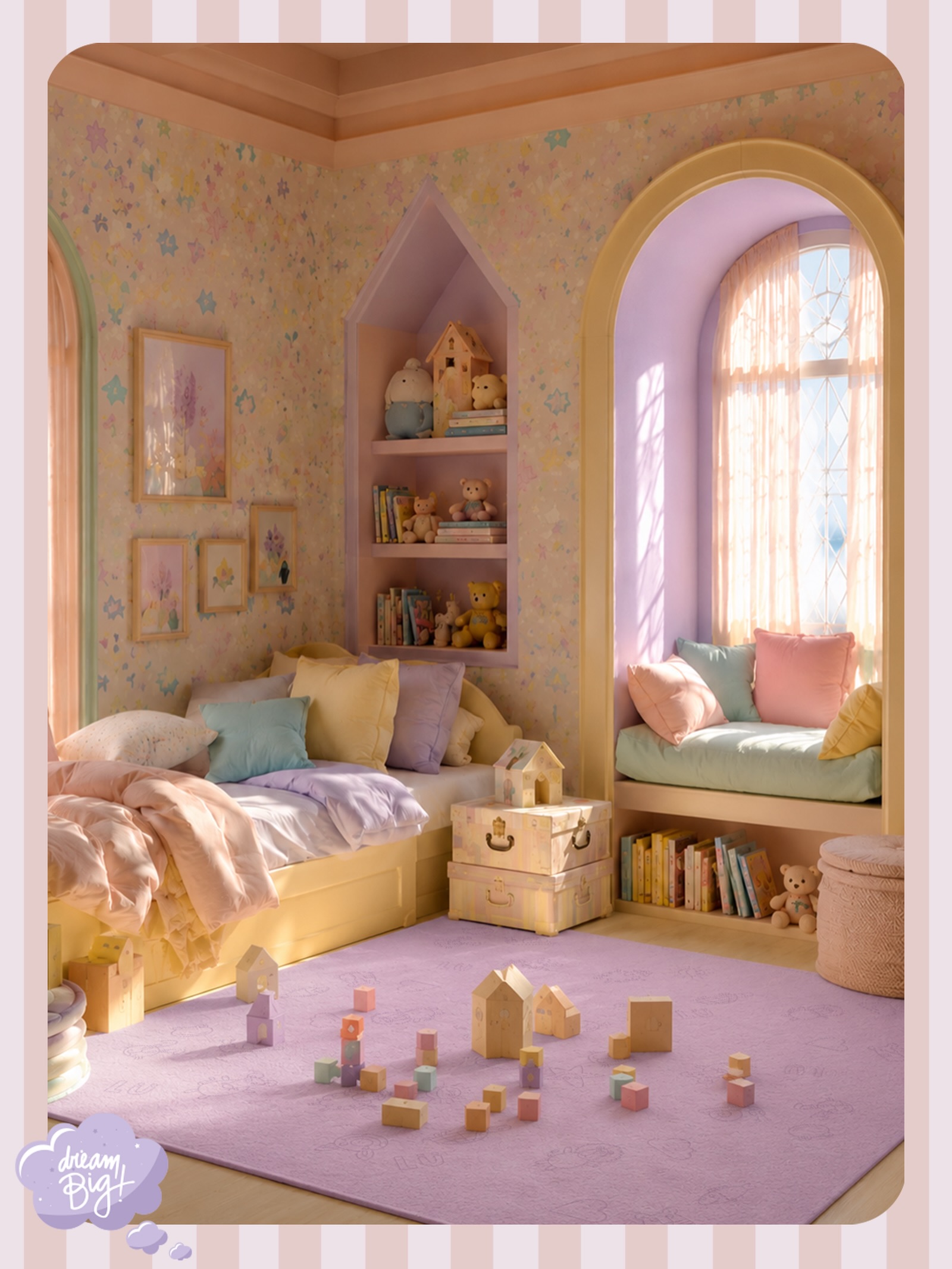 💜 Soft lilac tones, dreamy sunlight and a cozy little corner made for play, stories and sweet memories ✨
#Lubabymats #LilacVibes #BabyRoomInspiration #ChicKids #NurseryDecor
