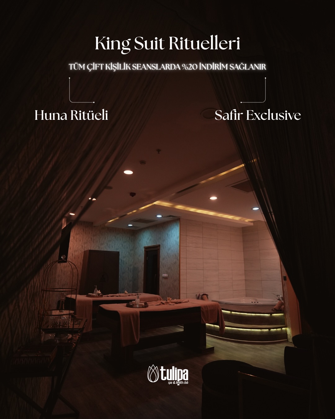King Suit Ritüelleri ile lüks ve huzuru bir arada deneyimleyin ✨🛁
Özenle hazırlanan özel bakım ritüelleri sayesinde bedeninizi dinlendirin, zihninizi arındırın ve kendinizi ayrıcalıklı hissedin.
Her detayında konfor, her dokunuşunda yenilenme…
Kendinize hak ettiğiniz eşsiz deneyimi armağan edin 🌿
Kaydırarak ritüellerimizin ayrıcalıklı dünyasını keşfedin ➡️
#kingsuit #spa #wellness #rahatlama #lüksdeneyim