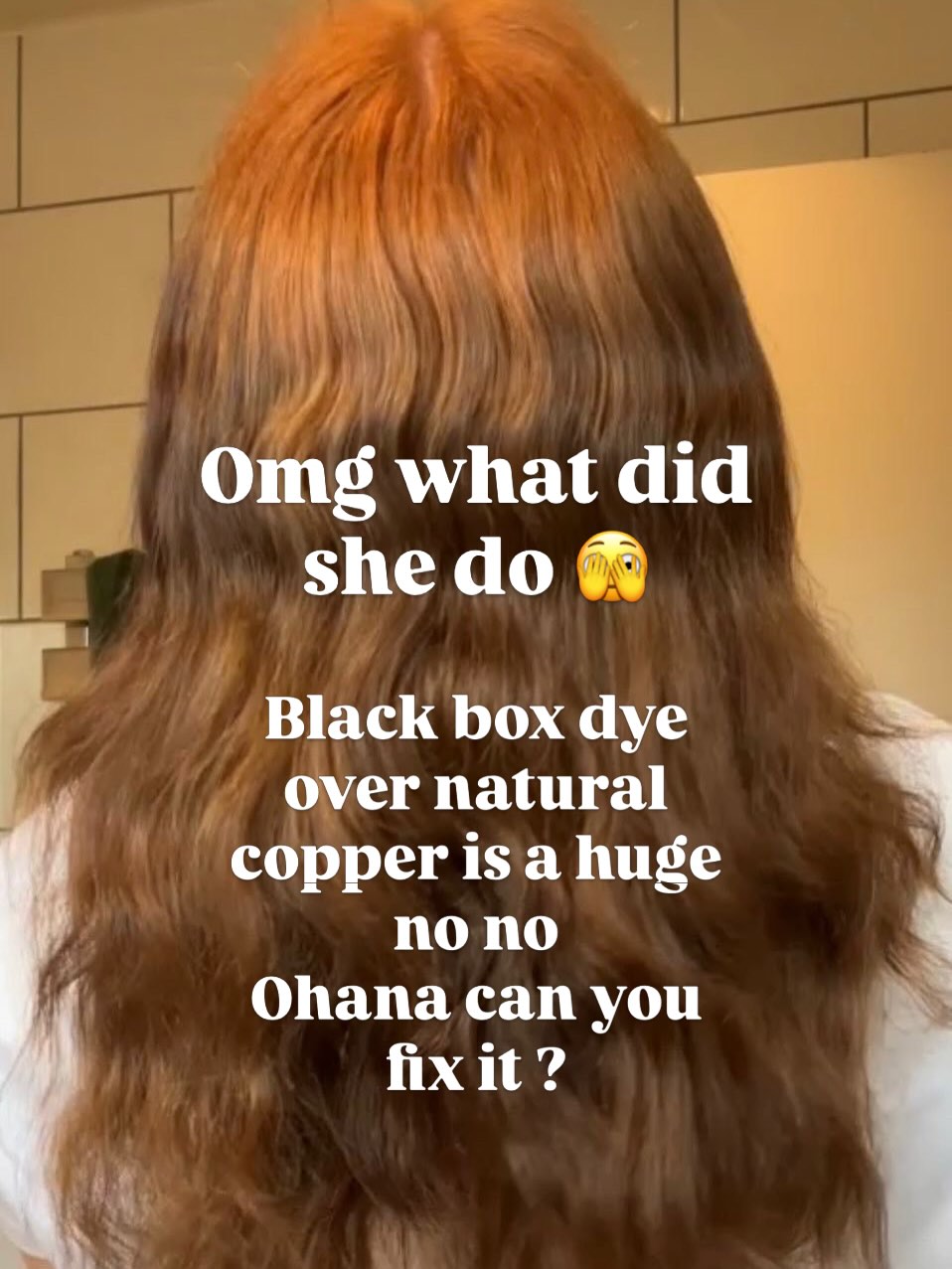 Ruby’s client did what every girl does and reached for the box dye but she decided black was the right colour for her , little did she know she would spend the next what felt like forever trying to get it out! Until Ruby at ohana saved the day super proud of you rubes what an amazing transformation