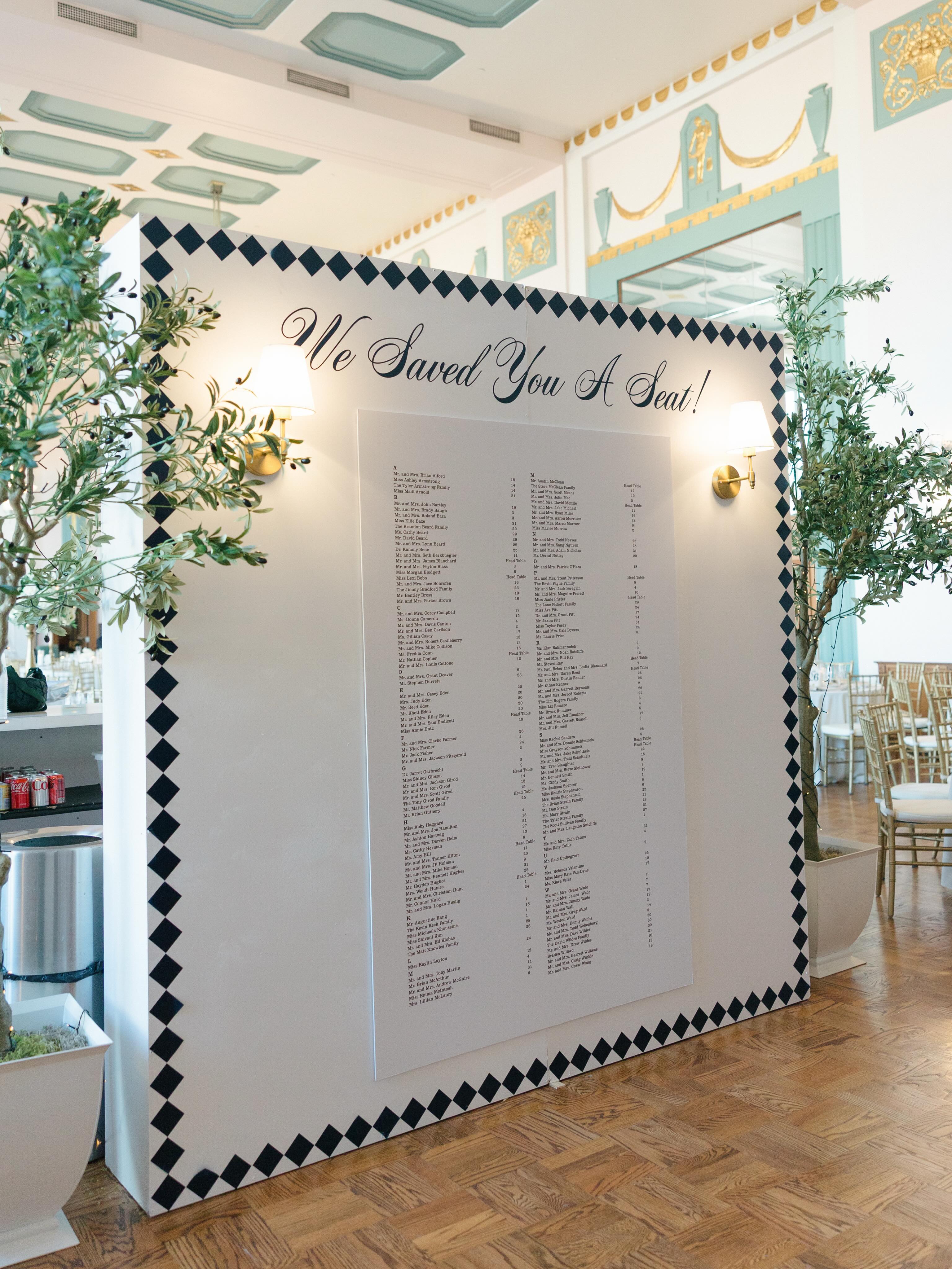 A moment of appreciation for Sara’s custom seating chart, which so beautifully mirrors her invitation suite ✨
Planner: @ashleyelkins_events
Photographer: @laurenbeauphoto
Rentals: @moodeventsok
Venue: @okcciviccenterspecialevents
Florals: @poppylanedesign