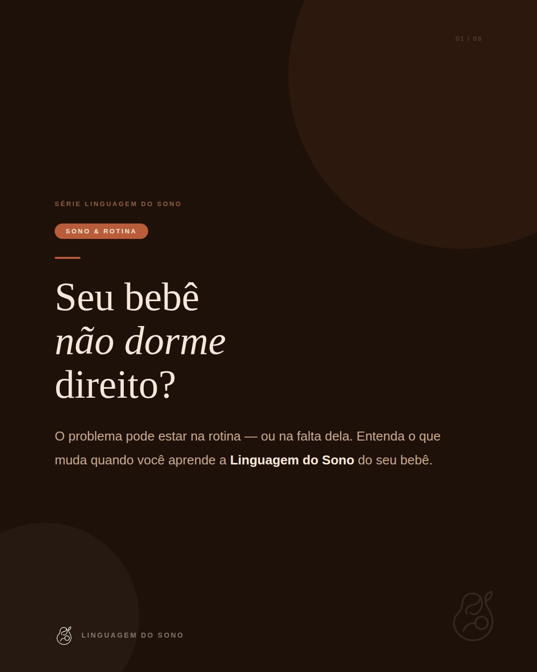 Será que o seu bebê está tentando te dizer algo — e você ainda não aprendeu a língua dele? 🌙
A rotina do bebê vai muito além de horários fixos.
Ela é uma forma de responder à Linguagem do Sono do seu filho — os sinais que ele emite o dia todo e que dizem exatamente o que ele precisa para dormir bem.
Quando você entende essa linguagem, tudo muda:
✦ O bebê dorme melhor
✦ Os pais descansam de verdade
✦ O desenvolvimento acontece com mais tranquilidade
Mas atenção: rotina não significa rigidez. Uma boa rotina se adapta ao seu bebê — não o contrário.
Deslize os slides e descubra o que toda boa rotina precisa ter 👉
💾 Salve este post para consultar sempre que precisar.
📲 Compartilhe com uma família que está começando a criar rotina agora.
Alguma dúvida sobre a rotina do seu bebê? Me conta aqui nos comentários 👇
#linguagemdosono #rotinadobebê #sonoinfantil #bebêdormindo #maternidadereal