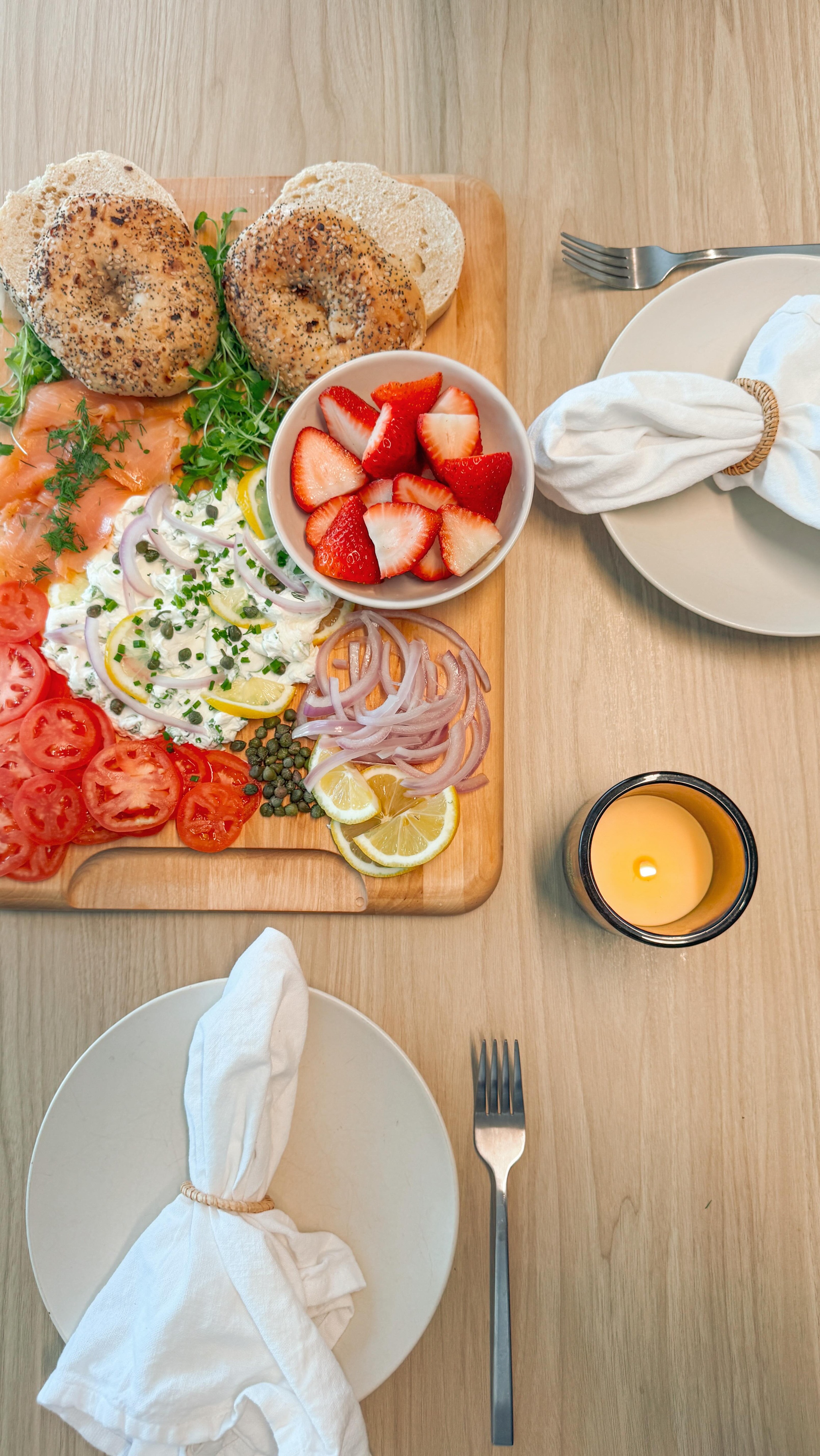 The easiest, most stunning Mother’s Day brunch — bagel board 🥯🍓
No cooking. No stress. Just a gorgeous spread that looks like you planned it all week.
Here’s everything you need from the store:
🥯 Everything & sesame bagels
🐟 Smoked salmon
🧀 Cream cheese
🍅 Tomatoes, sliced
🍋 Lemon, capers, fresh dill
🧅 Red onion
🍓 Fresh strawberries
🌿 Micro-greens
That’s it. Arrange it on a beautiful board and it looks like a 5-star brunch without the effort ✨
And if you want the exact board and knife set I used — it’s from @caraway_home and I’m obsessed. The quality is just on another level, and the aesthetic? Chef’s kiss 🤌
Simply turn the cutting board upside down to use it for serving!
🎁 Caraway’s Mother’s Day Sale has been EXTENDED through May 10th — this is truly the last chance to grab something beautiful for mom (or yourself, no judgment).
Use code OZE10 at checkout for an extra discount
#friendsofcaraway #mothersdaysaleextended