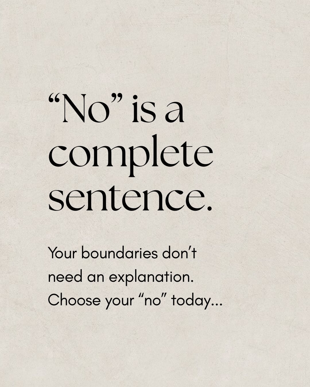 This is your reminder that “no” is a complete sentence.
It doesn’t mean you’re cold.
It doesn’t mean you don’t care.
Being direct doesn’t have to come across as rude.
Disagreeing doesn’t need to mean confrontation.
You are allowed to say no and walk away.
👉🏼 Without over-explaining yourself.
👉🏼 Without rushing to rescue someone from disappointment.
👉🏼 Without slipping into solution-mode to soothe.
👉🏼 Without apologising for having boundaries.
Practice saying “no” today without justifying it.
Maybe that looks like:
- Declining an invitation
- Turning down extra work because your plate is full
- Choosing rest instead of people-pleasing
- Changing your mind without guilt
No boundary is “too small” to honour.
This is exactly what I guide you through inside:
🔥 Pleasing to Power 🔥
Learning to trust your inner “no” and communicate boundaries with confidence.
Comment “TRUST” to receive more info.
Limited spots each month. Link in bio to join.
.
.
.
#Boundaries #BoundarySetting #PeoplePleasing #PeoplePleaser #PeoplePleasingRecovery