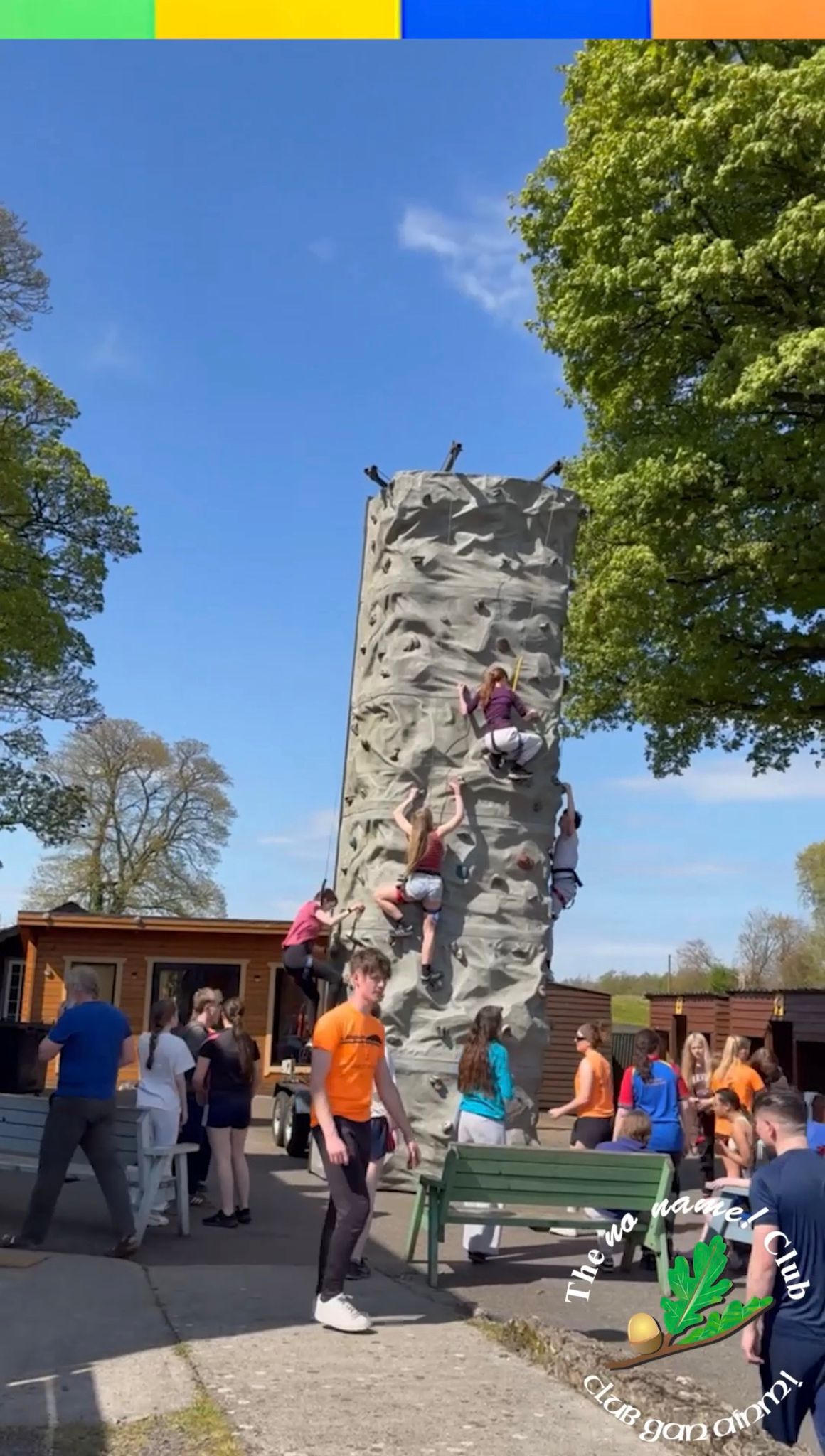 This was calm about an hour ago.
It picked up quickly though… #YouthClub #OutdoorDay #NoNameClub #Community