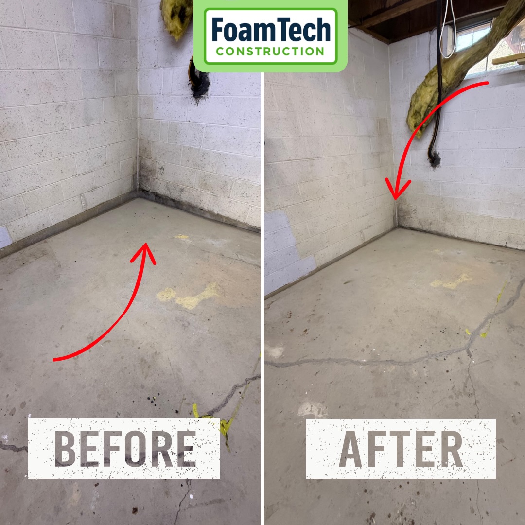 Interior floor and entrance slab leveled and stabilized ✔️
Settlement doesn’t just affect the outside, it can impact your home inside as well.
In this project, we corrected both without replacing the concrete.
If you’re noticing uneven floors or trip hazards, feel free to reach out, we’re happy to take a look. 📞 (302) 679-2142
✅ Local & family owned
✅ Licensed $ insured
✅ Hablamos Español
#concretelifting #concreteleveling #unevenfloors #triphazards #foamtechconstruction