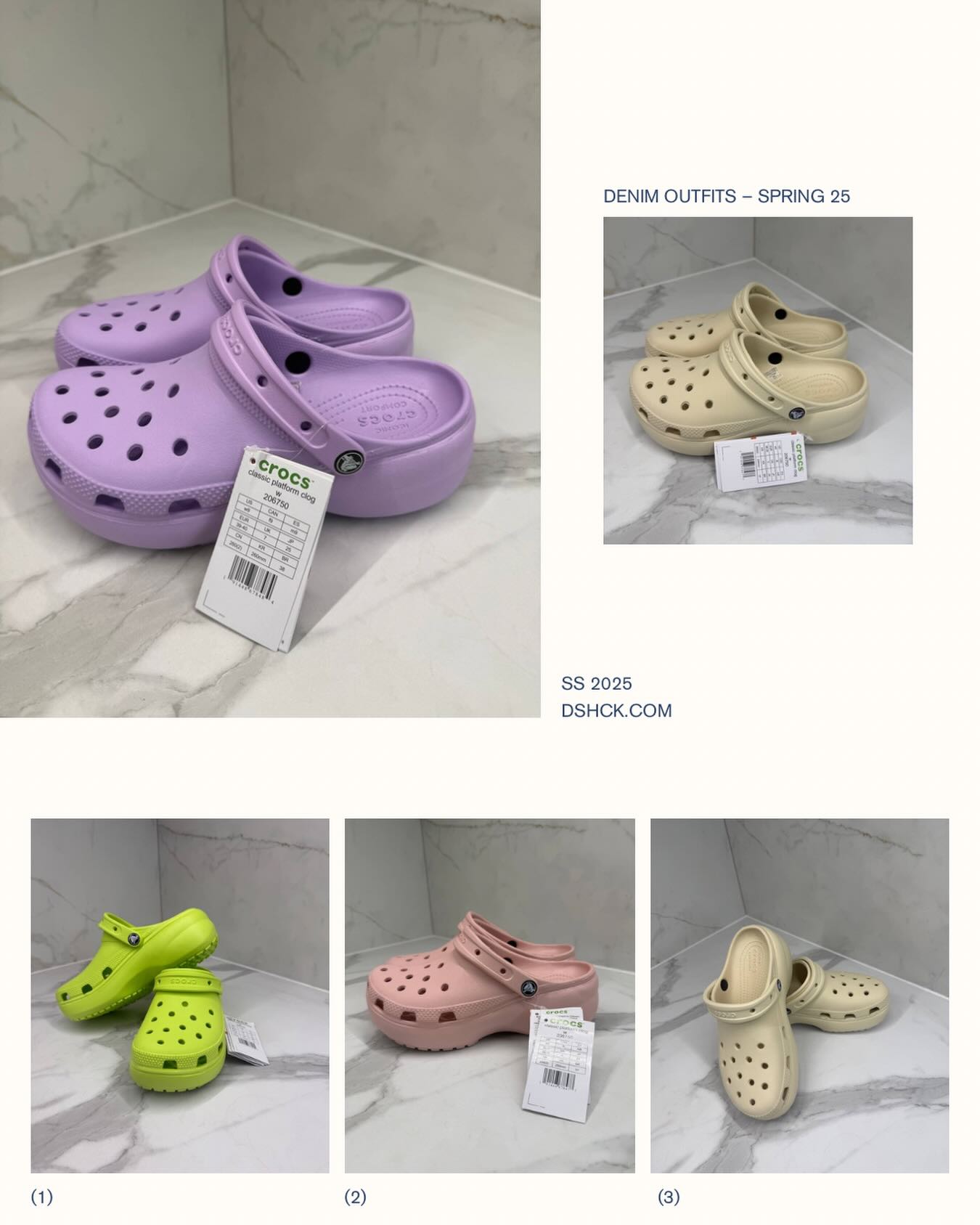 It’s time for #Crocs 🕰️
DSHCK.com #crocs