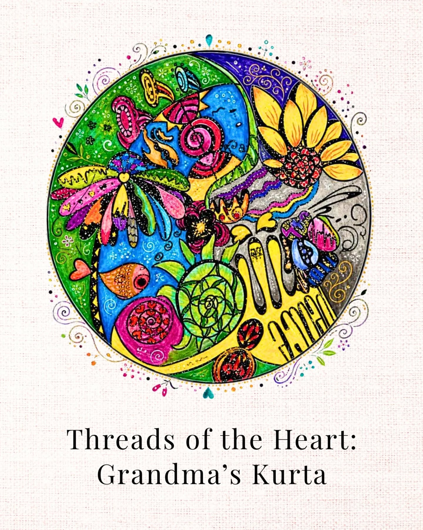 Threads of the Heart: Grandma’s Kurta
We are honored to share this touching message from an 11-year-old girl who joined us as an Early Bird registrant. Her art has become a beautiful bridge to a precious family memory, weaving the past into the present.
💬 Message from an 11-year-old girl:
"It was a great activity am 11 years old girl I was just imaging my grandma handmade kurta she used to do it with these textures I used in this art which was so refreshing and nostalgic 💗❤️"
@i_sha2917
The warmth of her grandmother's handiwork, overlaid with the youthful sensitivity of an 11-year-old, has found its home in this artwork as a serene resonance of the heart.
Thank you for sharing your beautiful soul and memory with us.
→→→→→→→→→→→
紡がれる心:祖母のクルタ
アーリーバードで登録していただいた、11歳の女の子から届いた心温まるメッセージをご紹介します。
💬 11歳の女の子からのメッセージ(原文まま):
「とても素晴らしい活動でした。私は11歳の女の子です。おばあちゃんが手作りしていた『クルタ(伝統衣装)』を思い浮かべながら描きました。私がこのアートで使ったような模様(テクスチャ)を、おばあちゃんもよく使っていたんです。それを思い出すのはとても新鮮で、なんだか懐かしい気持ちになりました 💗❤️」
@i_sha2917
おばあさまの手仕事の温もりが、11歳の瑞々しい感性と重なり、静かな「心の共鳴」となってこの絵に宿っています。
時を超えて紡がれた、温かな家族の絆。素敵な心と記憶をシェアしてくれて、本当にありがとう。
#ColoringFestival #MIRAIArt #MeditationArt