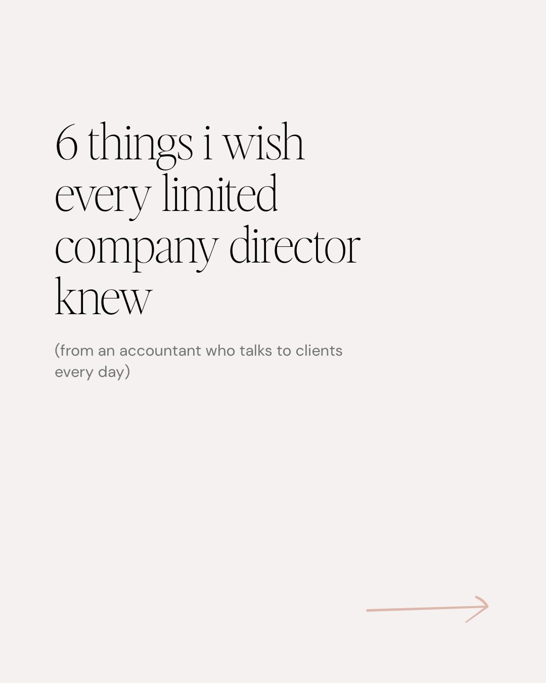 Limited company director or thinking of starting a company? Here are 6 things you should know 🙌
#director #womeninbusiness #businessowner #freelance