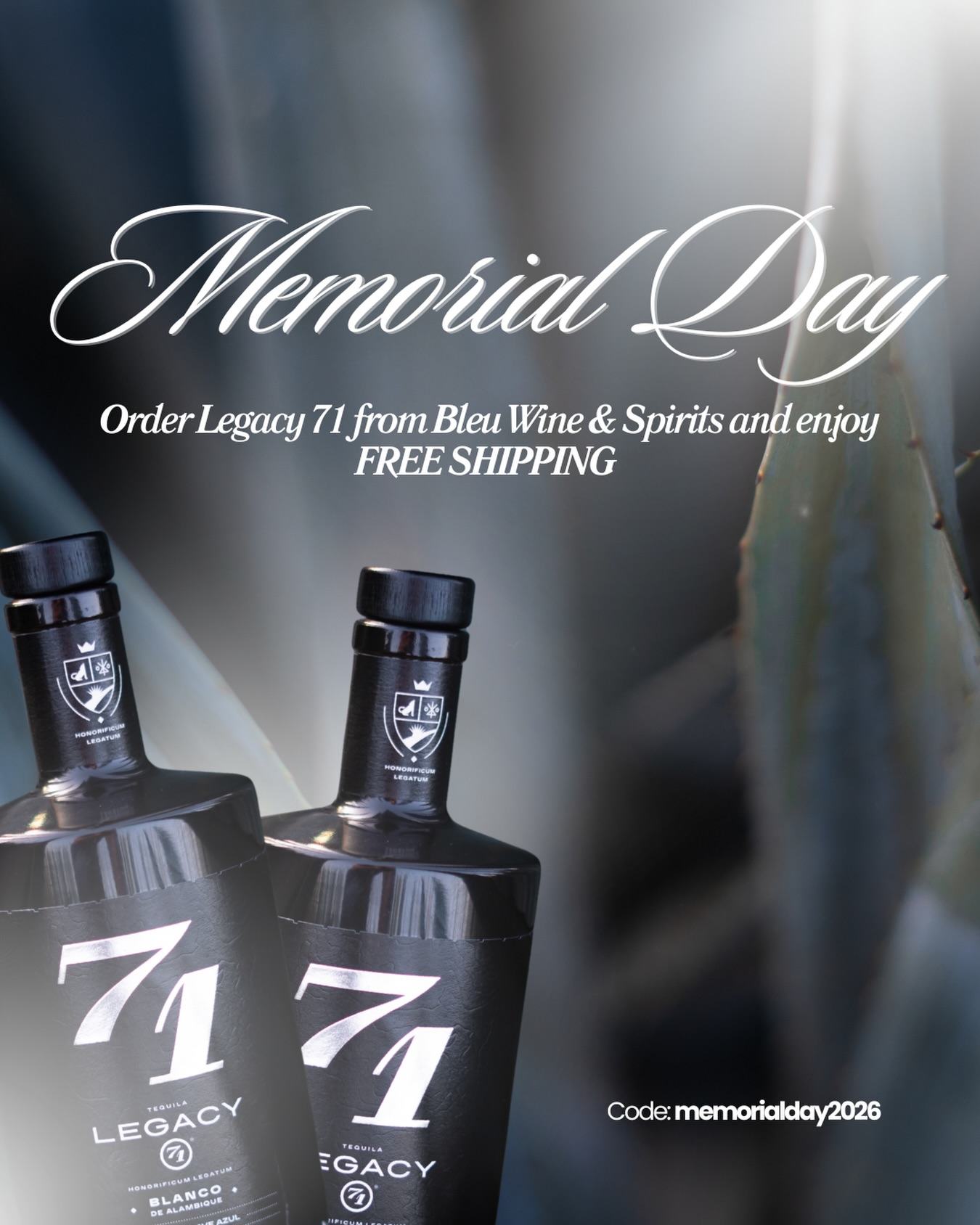 This Memorial Day, discover the legacy from home. ✨🌷
Order Legacy 71 from Bleu Wine & Spirits and enjoy FREE SHIPPING with code: MEMORIALDAY2026. @bleuwinespirits
#legacy71 #LosAltos #LA #losangeles #tequila