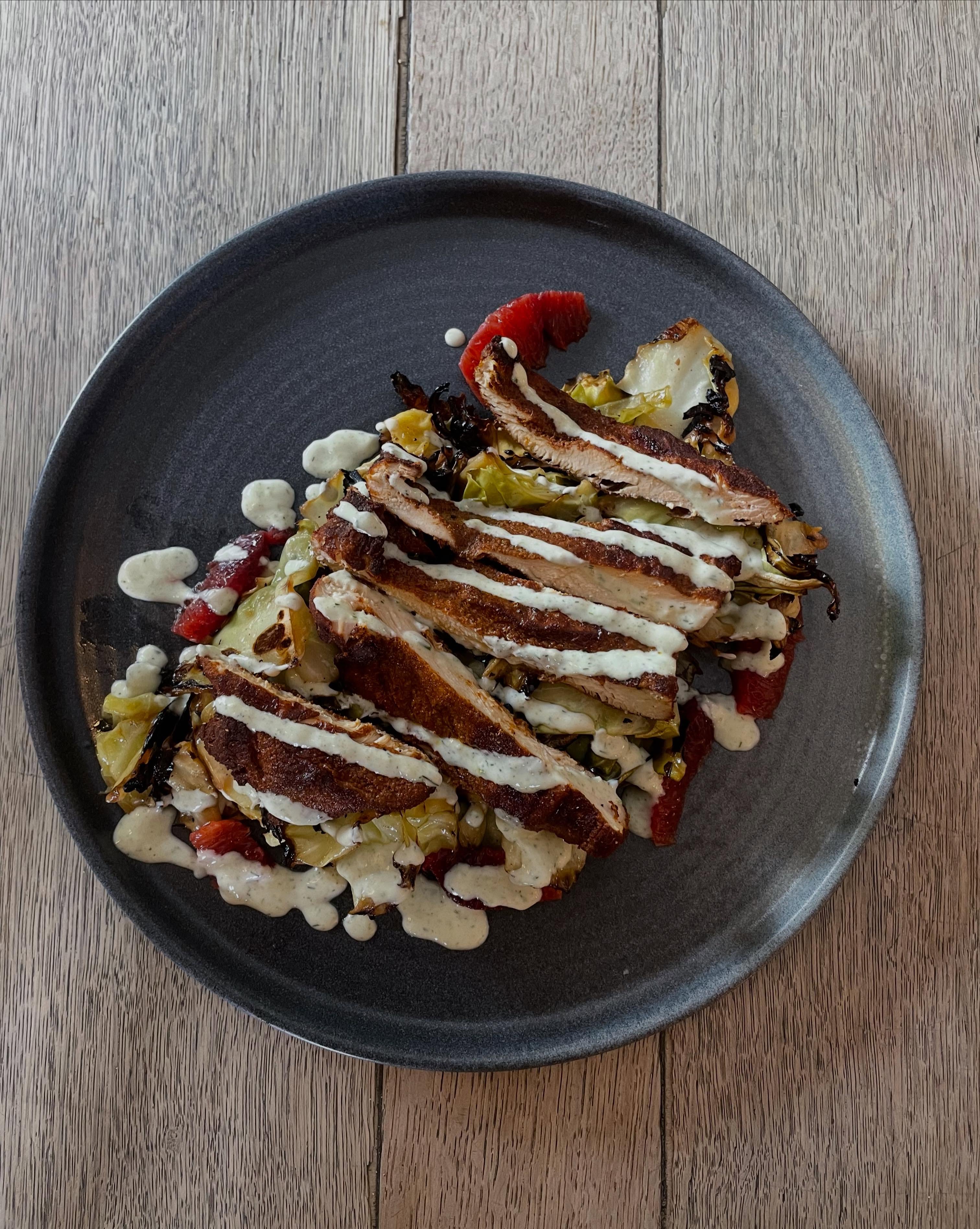 ✨ New spring dish ✨
- Moroccan chicken, charred hispi cabbage & orange salad, herb yoghurt.
#bristolgoodfood #bristolwheretoeat #bristollunch #bristolfood #bristolfoodie