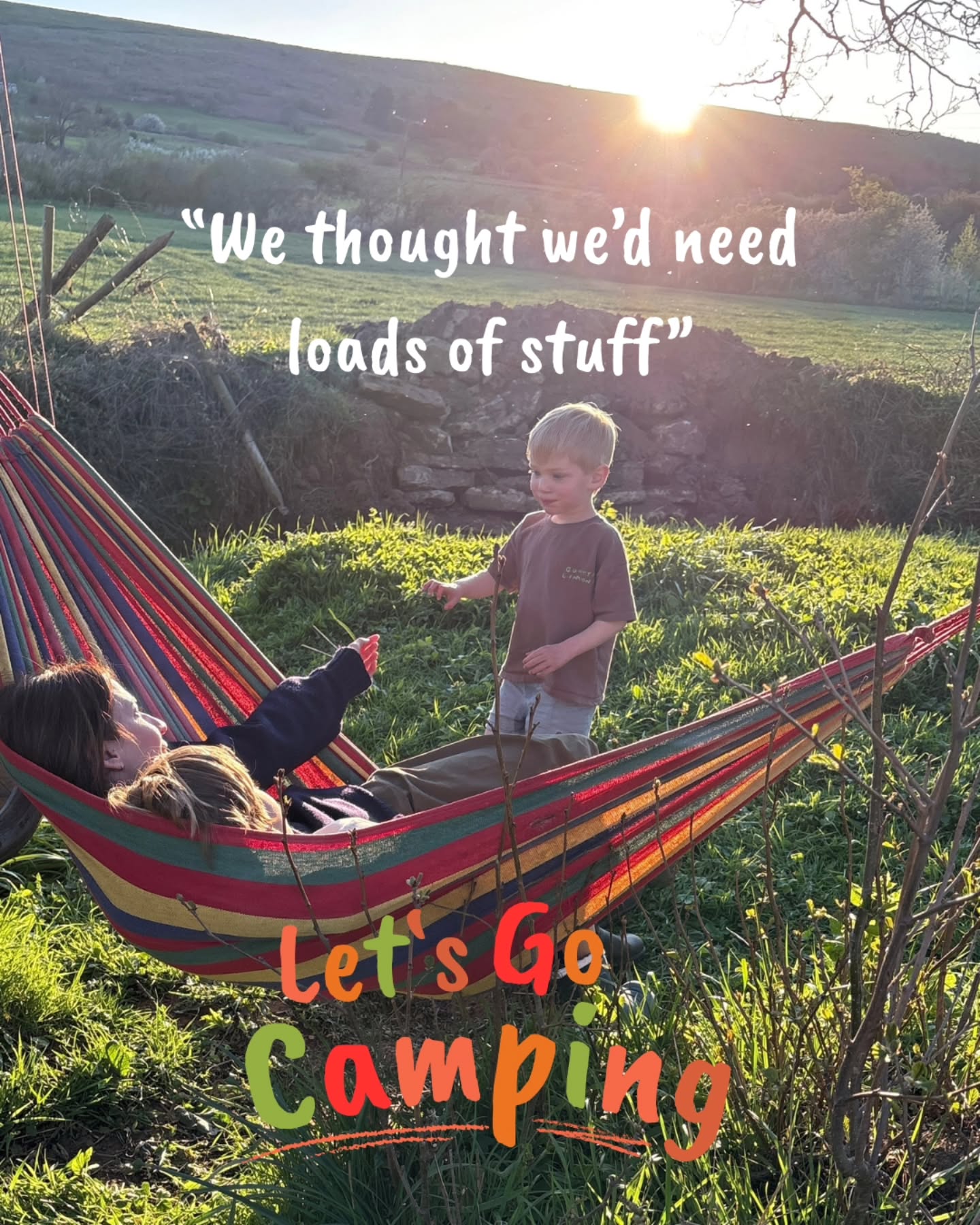 “We thought we’d need loads of stuff…”
Honestly, this is something we hear all the time from families before their first trip.
That camping had to be complicated. Expensive. Stressful. That you needed the “perfect setup” before you could even think about going.
But most of the memories kids carry with them aren’t the fancy kit.
It’s sitting round a fire in sleeping bags.
Swinging from trees.
Hot chocolate before bed.
Waking up outside.
Nature really is enough.
That’s why we created Let’s Go Camping 🌿
To help more families take that first step without feeling like they need to get everything right.
And yep… there will probably still be snacks everywhere and someone will forget somthing important 😂
Get £5 off your first booking when you join CampWild this May.
campwild.uk
