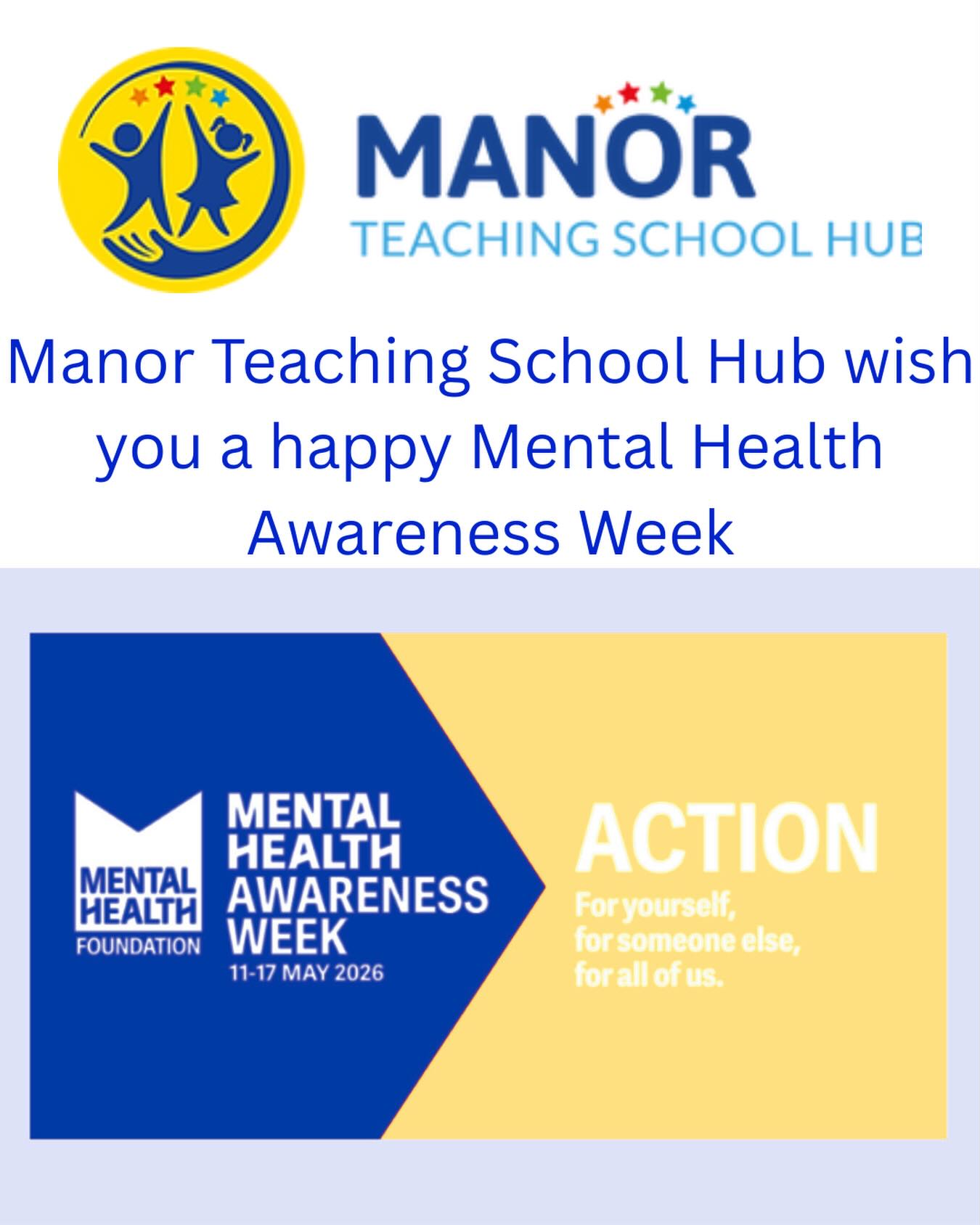 What have you done to support your Mental Health this week💚?
At Manor Teaching School Hub, we are here to remind you your mental health and well-being matters
#TeacherWellbeing #ManorTeachingSchoolHub
@manormultiacademytrust @ambition.inst