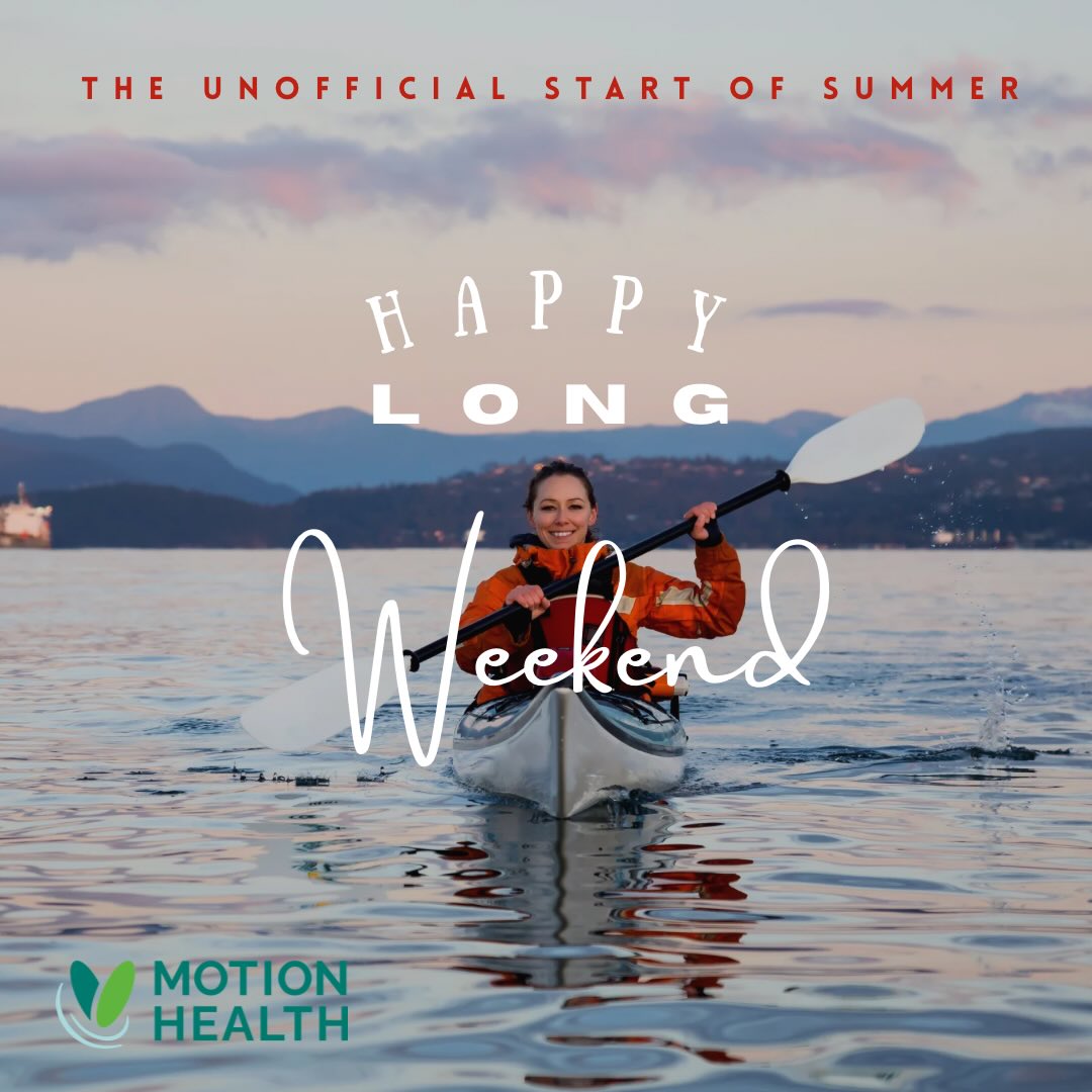 Happy Victoria Day Long Weekend! 🇨🇦
Celebrating Queen Victoria’s birthday and the unofficial start of summer… longer days, sunshine (although not here on the west coast today), fresh air, and more time to move, relax, and enjoy the people & and pets we love.
Wishing everyone a safe and happy long weekend
#longweekend #motionhealth
