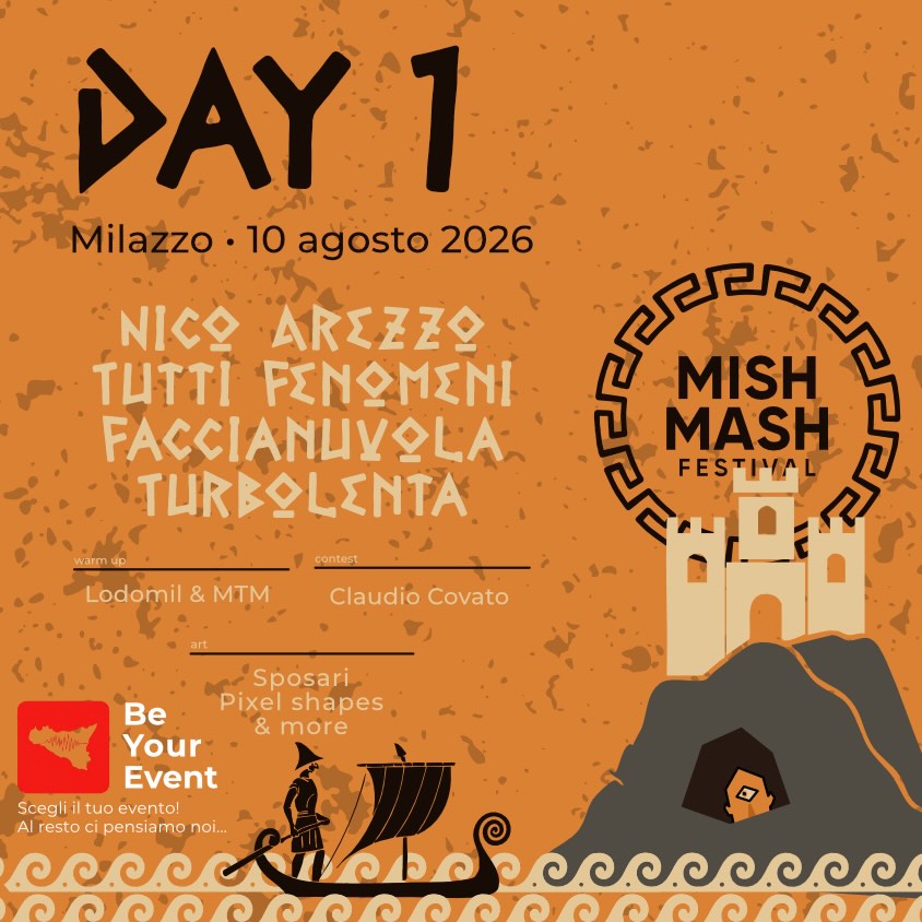 Il viaggio nell’Olimpo della musica inizia qui! 🏺✨ Il 10 agosto il Mish Mash Festival apre le danze al Castello di Milazzo.
Vuoi goderti il primo giorno senza l’incubo del parcheggio a Milazzo o lo stress della guida al ritorno? Sali a bordo dei nostri bus! 🚌❤️
📍 Partenze dai centri e le province di Palermo, Messina, Catania e Agrigento
🎟️ Posti limitati! Prenota subito il tuo transfer e pensa solo a divertirti.
#MishMashFestival #Milazzo #BeYourEvent #busconcerti