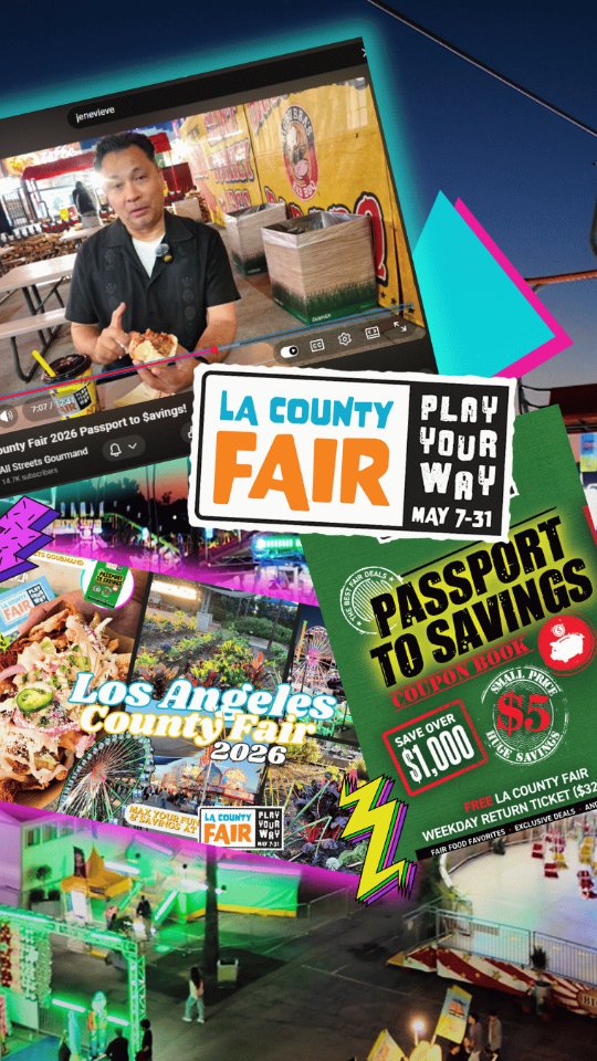 Fair season starts at #losangelescountyfair https://youtu.be/IKcOG1vW1p4 savings galore