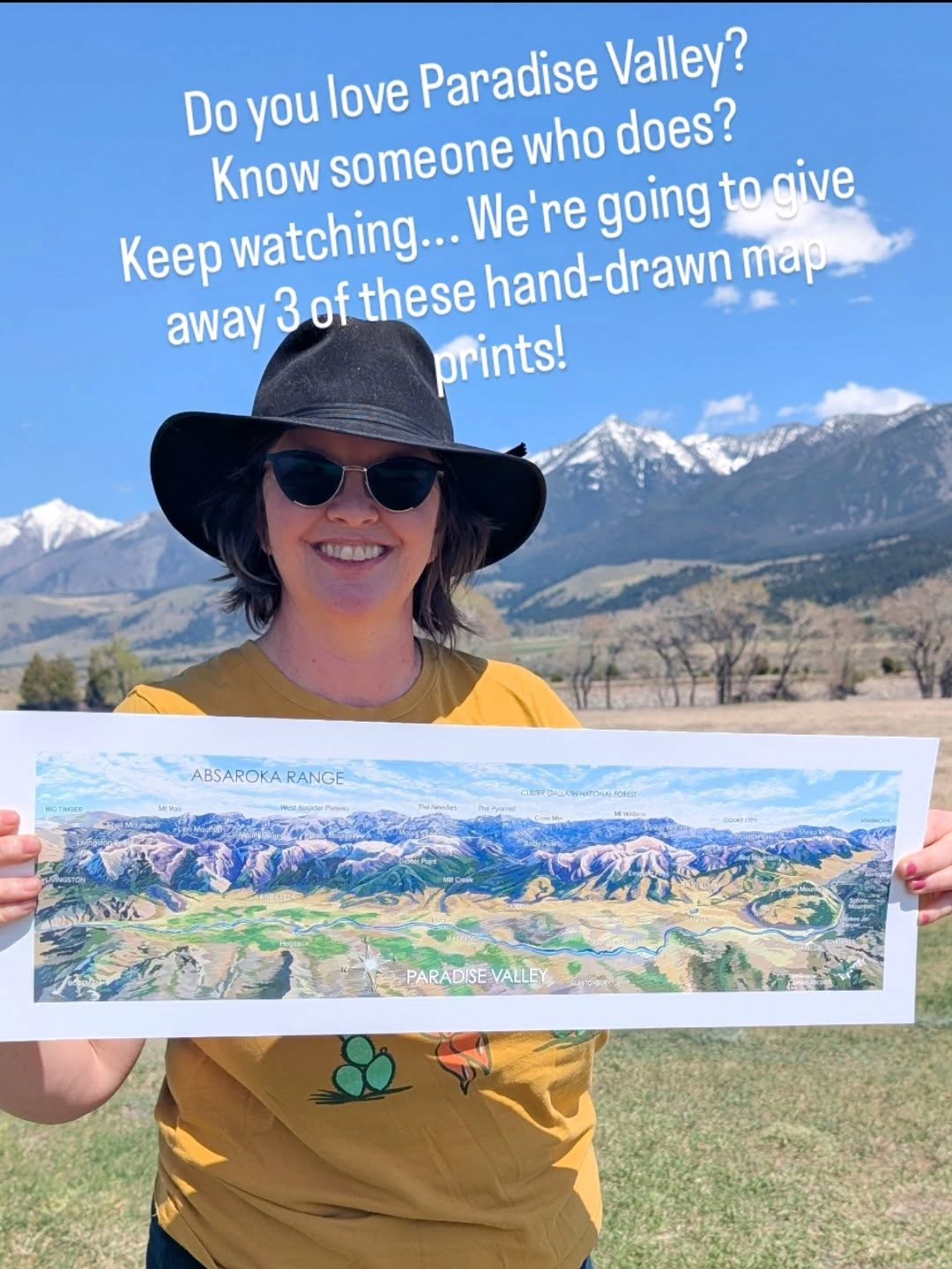 From @kpotterfineart Do you love Paradise Valley? Know someone who does? Keep watching this space- we're going to give away three of these hand drawn map prints!
Send this to a friend, and get ready!
#paradisevalley #montana #parkcounty #montanaart
Partnership between K Potter Fine Art, Carren Jacobik of Small Dog Realty and @yellowstonearchitects 🎨🏡⛰️