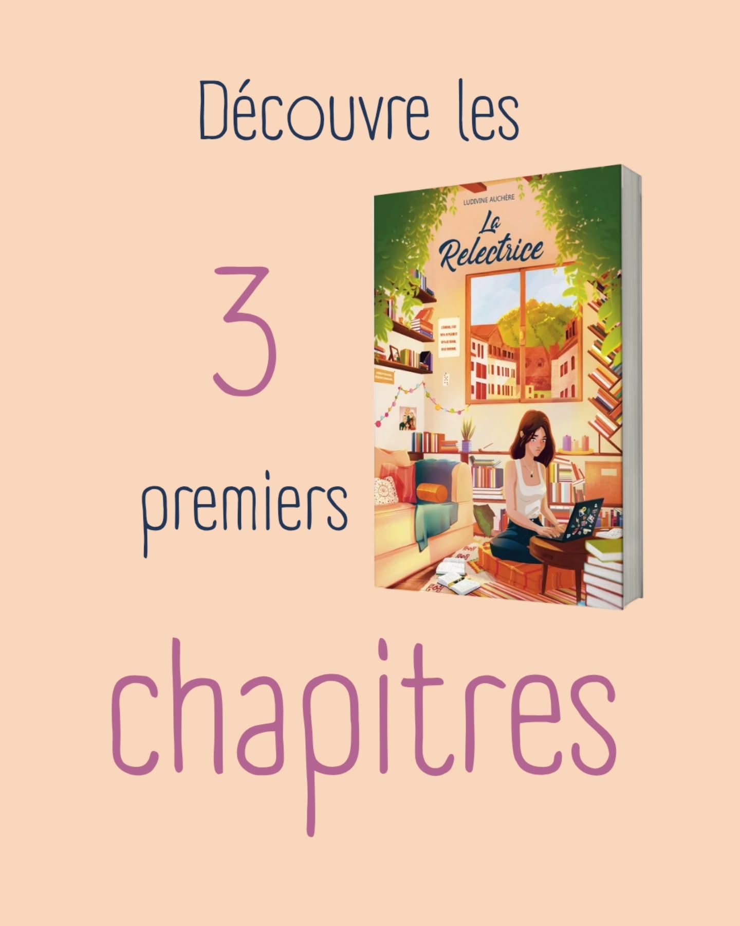 Lis gratuitement les 30 premières pages et plonge-toi dans l’ambiance de La Relectrice. 🌟📚🌟
Une occasion unique de découvrir les mésaventures et l’humour de Joanna, une antihéroïne attachiante à souhait.
Pour ce faire, rends-toi sur mon site: www.larelectrice.fr
et clique sur l’onglet “Campagne Ulule” dans le menu.
Tu accèderas à la page de téléchargement.
Et si ça te plait, sache que La Relectrice est disponible en prévente sur Ulule :
https://fr.ulule.com/la-relectrice
Tu connais quelqu’un à qui ce roman pourrait plaire ? Parles-en-lui ou offre-le-lui.