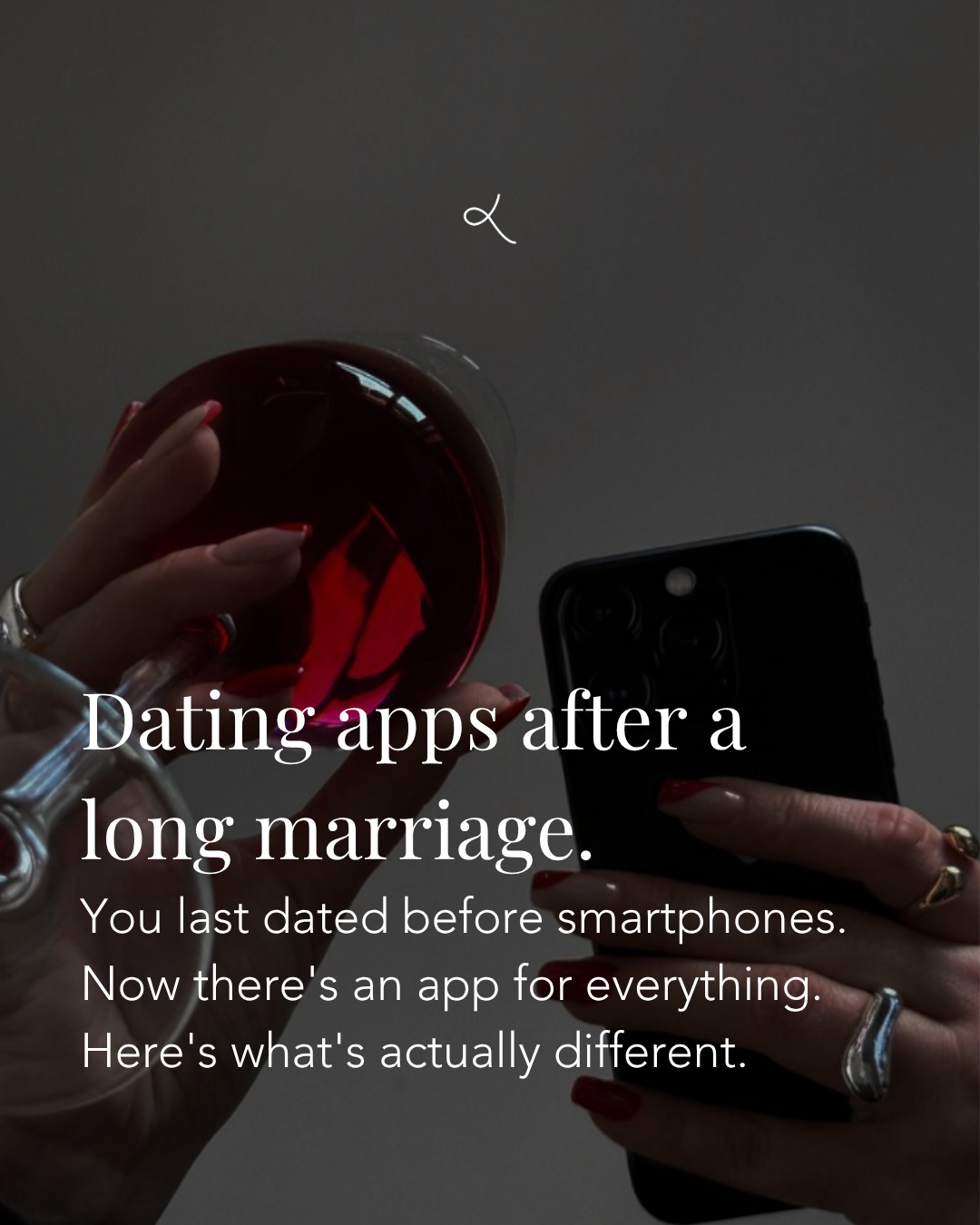 The last time I was dating, there weren't any smartphones.
Now there's an app that shows you exactly how far away your potential next partner is.
The landscape has changed. But so have you, and that part is worth remembering. Swipe through for what's actually different this time around.
#DatingAfterDivorce #DatingApps #LifeAfterDivorce #ModernDating #ReinventionCoach