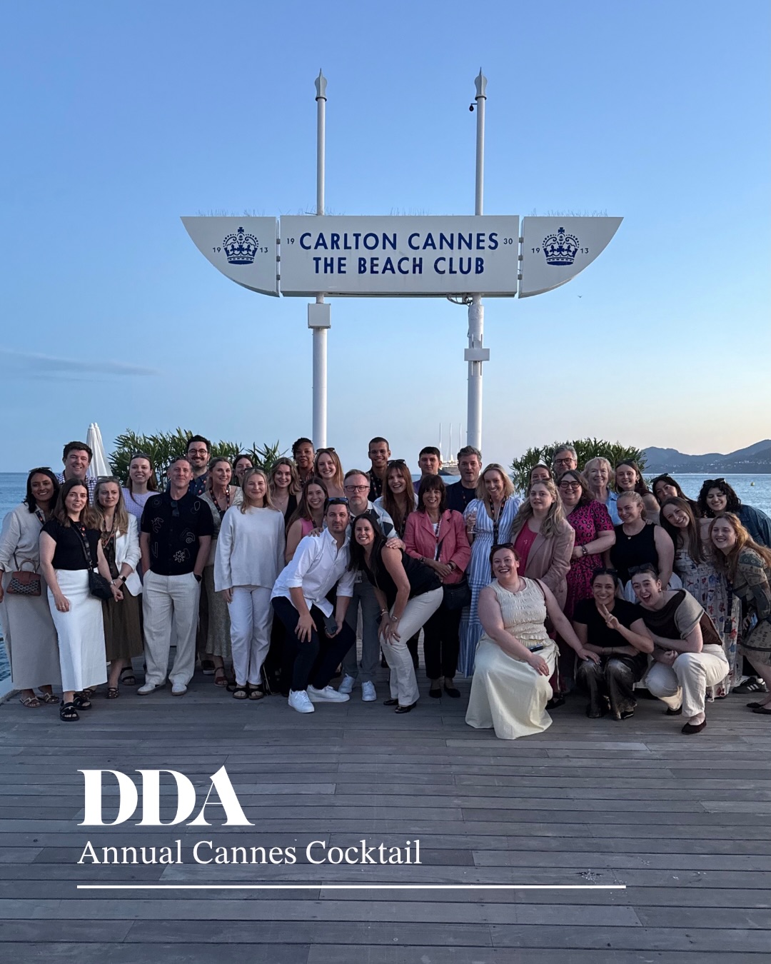 Lights, camera, cocktail hour 🎬
There is nothing quite like the energy of the DDA team in full force on day one of the Cannes Film Festival 2026. Thank you to all our industry friends and colleagues who made it a night to remember ✨