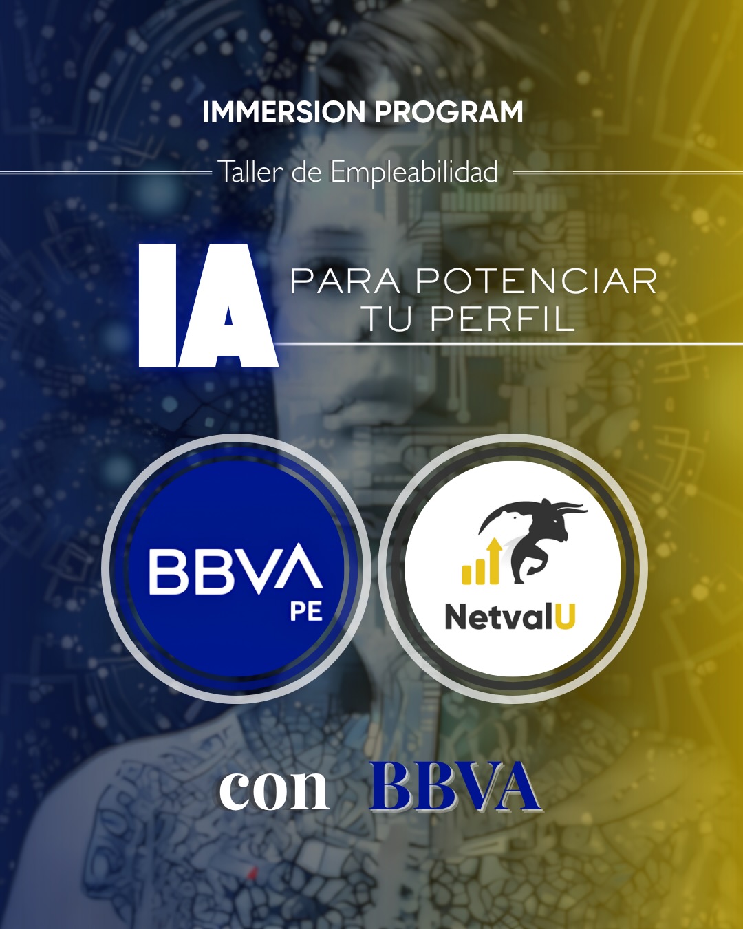 ๐๐๐๐๐๐ ๐๐ ๐๐๐๐๐๐๐๐๐๐๐๐๐ ๐๐๐ ๐๐๐๐ ๐
En NetvalU creemos que prepararse para el mundo laboral va mรกs allรก del conocimiento tรฉcnico. Por eso, junto a BBVA Perรบ, vivimos una jornada enfocada en potenciar el perfil profesional de nuestros participantes mediante herramientas de Inteligencia Artificial aplicadas a la empleabilidad. ๐ผ
Durante el taller, compartimos recomendaciones para fortalecer el CV, afrontar entrevistas laborales y entender quรฉ buscan hoy las empresas en sus procesos de selecciรณn. Fue ademรกs un espacio de aprendizaje e interacciรณn junto a estudiantes de distintas regiones del paรญs.
Agradecemos a Virginia Villรณn y Daniela Torres, profesionales de BBVA, por compartir su experiencia y aportar valiosos consejos para el desarrollo profesional de nuestra comunidad.
#NetvalU #CV #BBVA #ImmersionProgram #IA