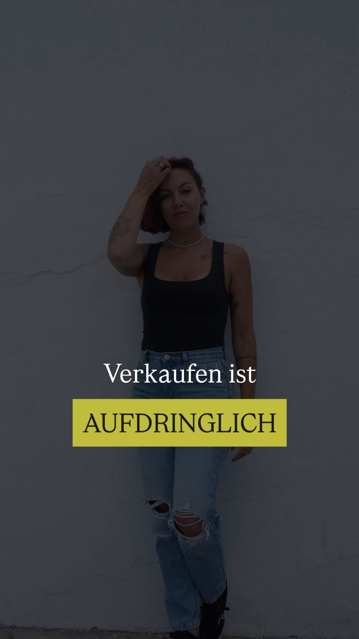 Wenn du deiner Anna (aka deiner Traumkundin) nichts verkaufst, dann kannst du ihr auch nicht helfen!
Du weißt, dass deine Arbeit wertvoll ist!