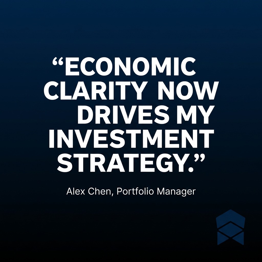 Market noise can be deafening. 🎧 Alex Chen cut through the clutter with Economedia to drive his strategy with total clarity. 📈 What’s one economic concept you’ve finally mastered this year? Drop a comment below! 👇
#Economics #Investing #MarketInsights #FinancialClarity