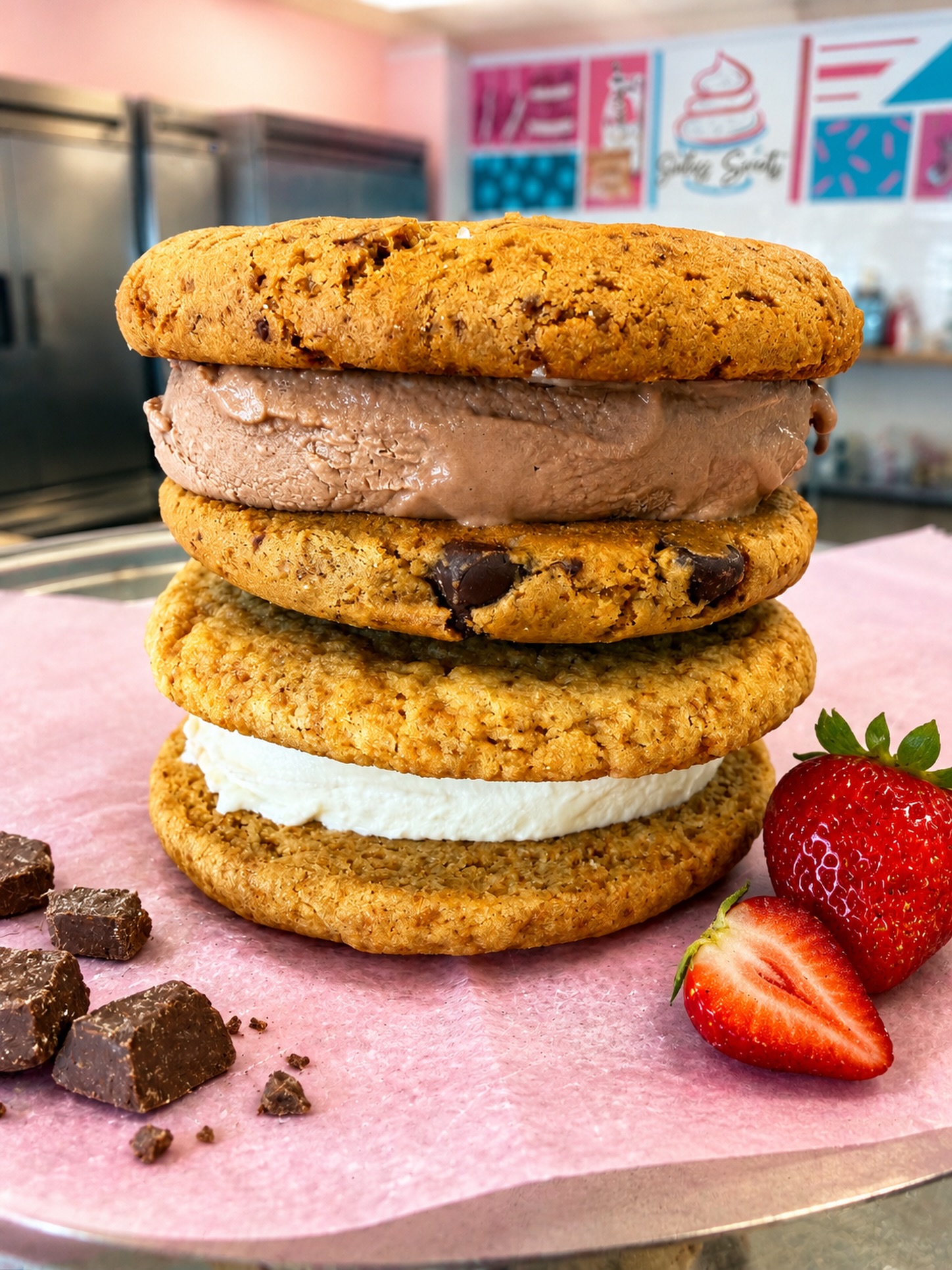 THEY’RE BACKKKK!!! ☀️🍦
Our ICE CREAM SANDWICHES are officially back just in time for summer!!
Now available in:
🍪 Sugar Cookie
🍪 Chocolate Chip Cookie
Choose your favorite ice cream flavor:
🍨 Vanilla
🍨 Chocolate
The best part? They’re completely GLUTEN FREE, SUGAR FREE & LOW CARB — so you can treat yourself all summer long without the guilt! 😍
Cool off and beat the heat with the ultimate summer dessert!
Available starting TODAY while supplies last!!