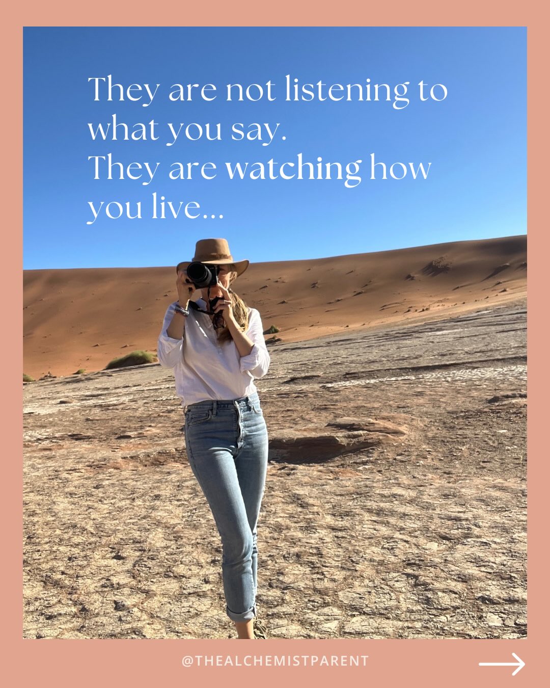 They don’t learn from your lectures.
They learn from your nervous system, your choices, your boundaries, your joy ✨
Live the lesson.
#thealchemistparent #consciousparenting #lifelessons #childhood #mothering