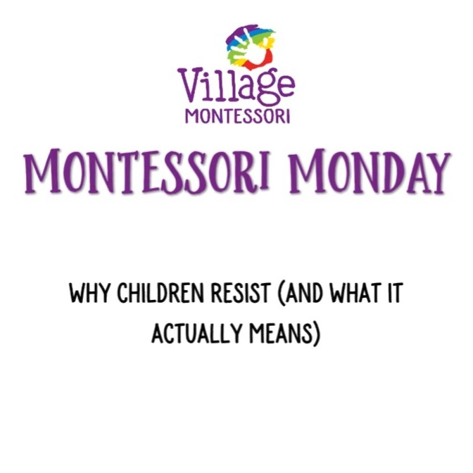 Your child is not “being difficult.”
What looks like resistance
is often a developmental need.
Children resist when:
they want autonomy
they need clarity
they are overwhelmed
Resistance is communication.
Not defiance.
In Montessori, we ask:
What is the child trying to do
that they cannot yet do?
Instead of control, we offer:
clear limits
real choices
time to act independently
When the need is met,
the resistance often disappears.